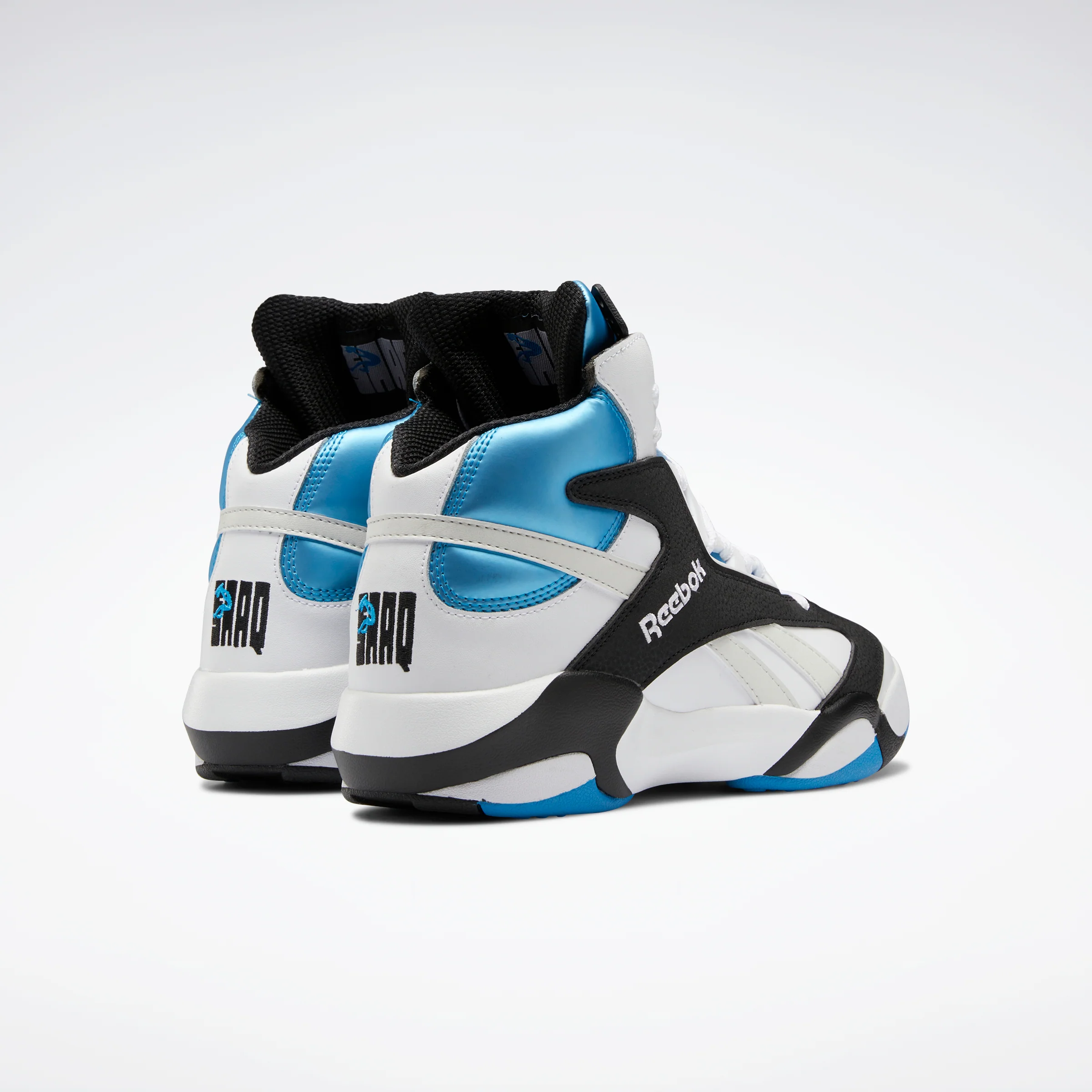 Reebok Footwear Men Shaq Attaq Shoes Ftwwht/Cblack/Azure - Image 4