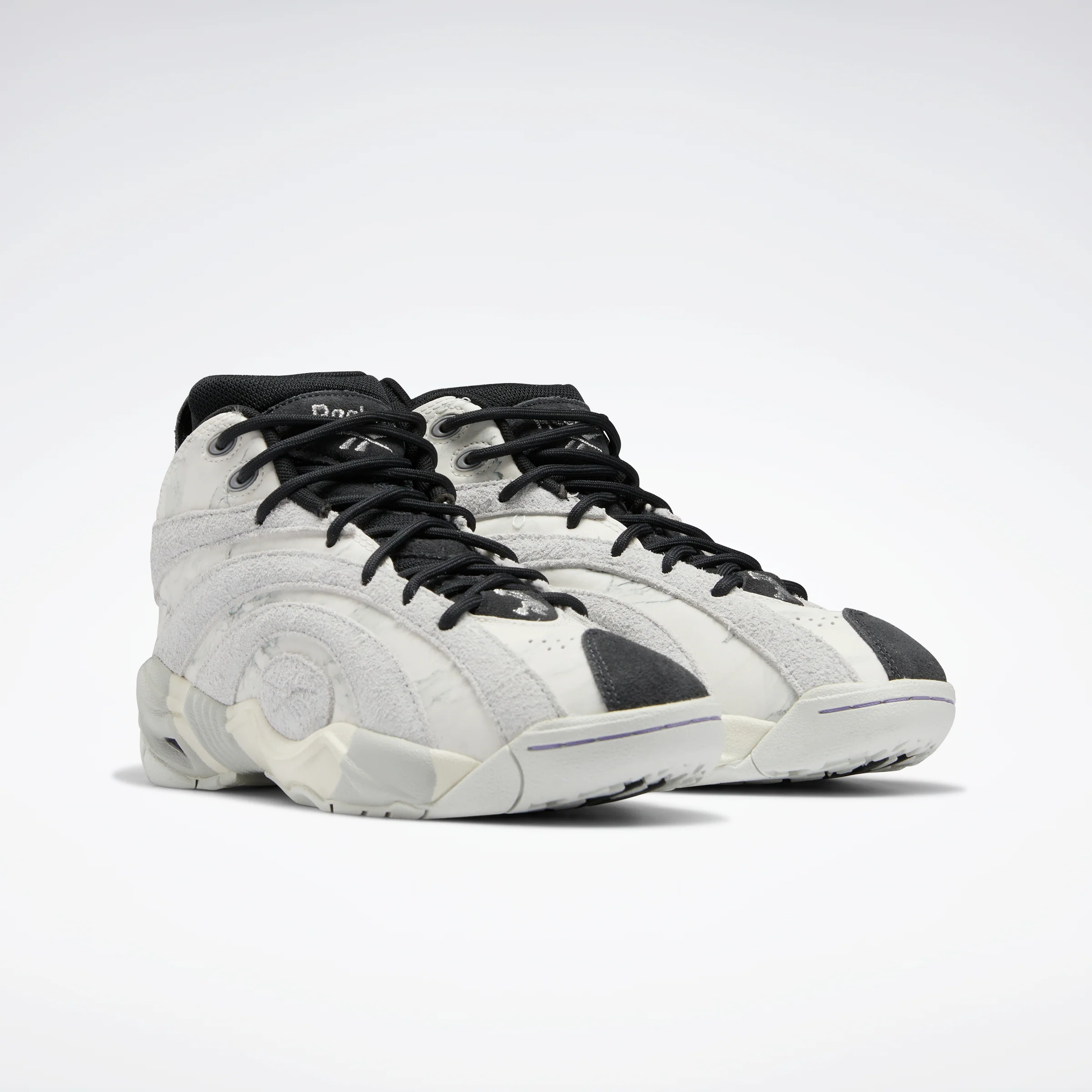 Reebok Footwear Men Shaqnosis Shoes Chalk/Nghblk/Pugry2 - Image 3
