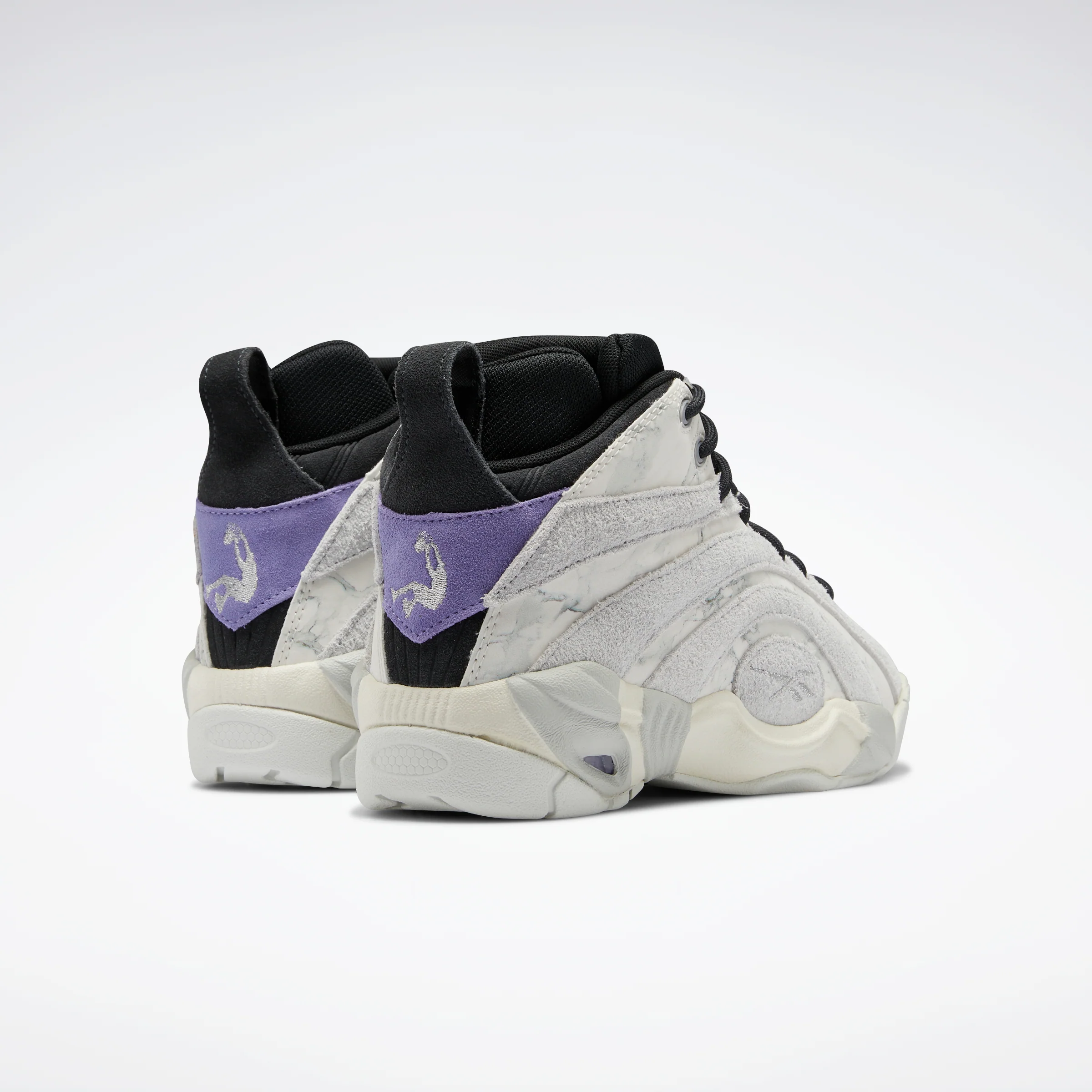 Reebok Footwear Men Shaqnosis Shoes Chalk/Nghblk/Pugry2 - Image 4