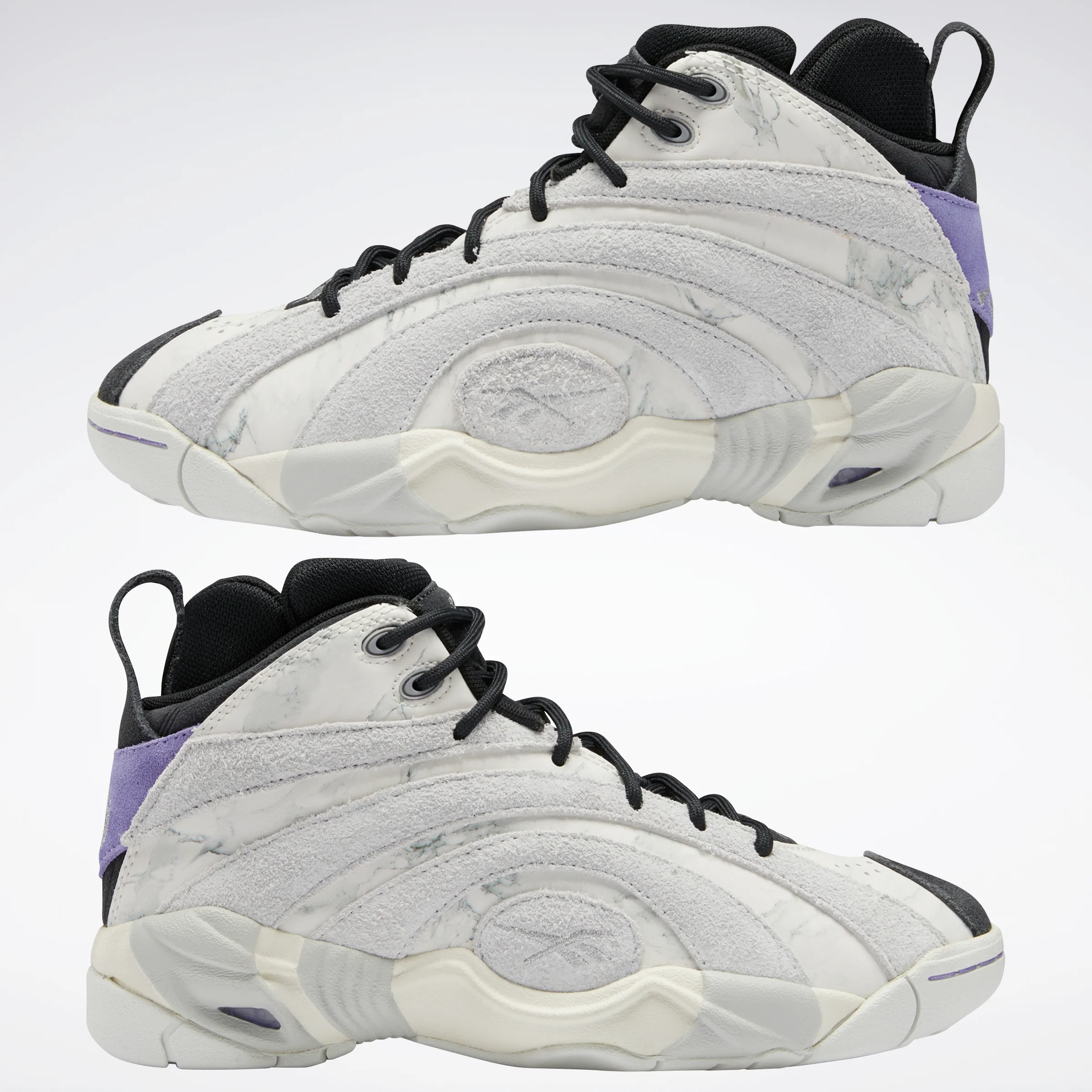 Reebok Footwear Men Shaqnosis Shoes Chalk/Nghblk/Pugry2 - Image 9