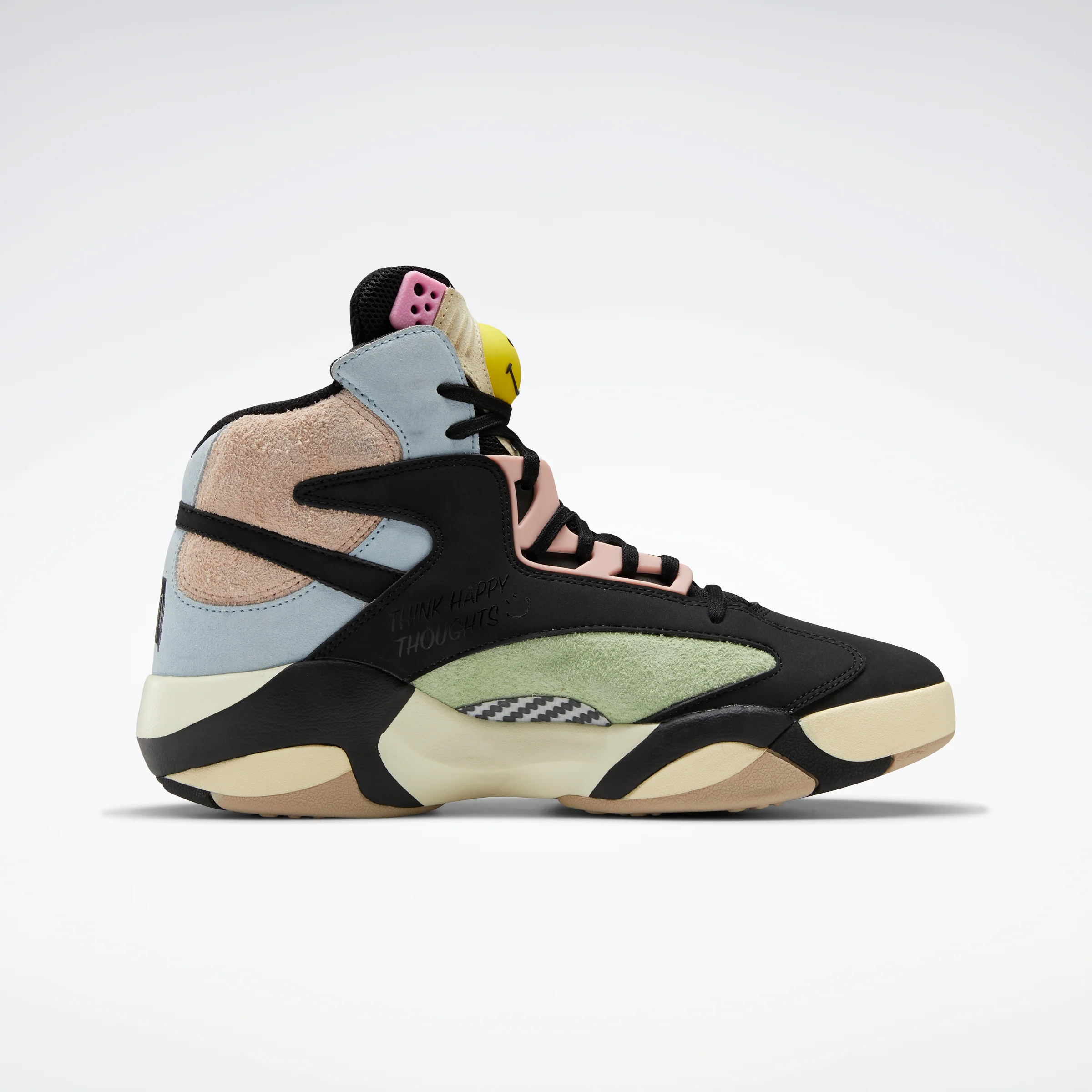 Reebok Footwear Men Smiley Shaq Attaq Shoes Cblack/Dreblu/Stiyel - Image 2