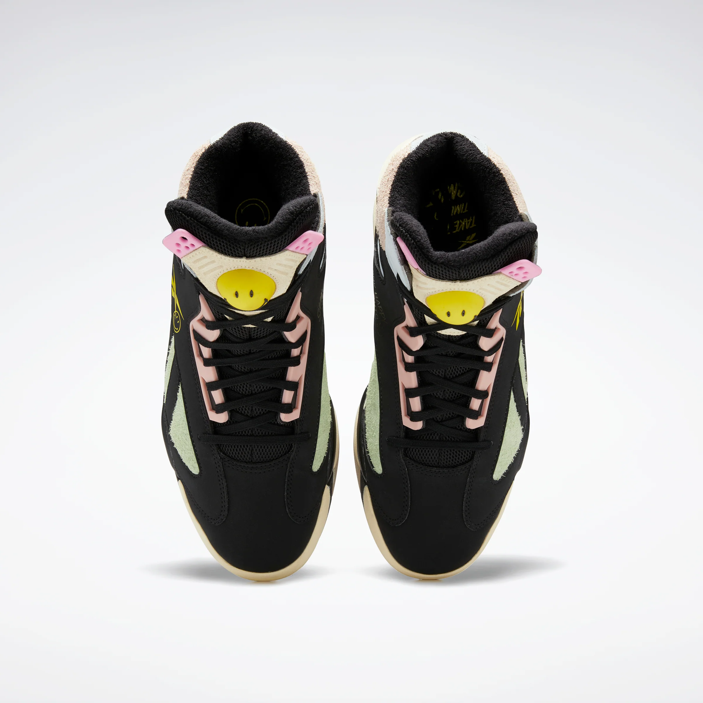 Reebok Footwear Men Smiley Shaq Attaq Shoes Cblack/Dreblu/Stiyel - Image 6