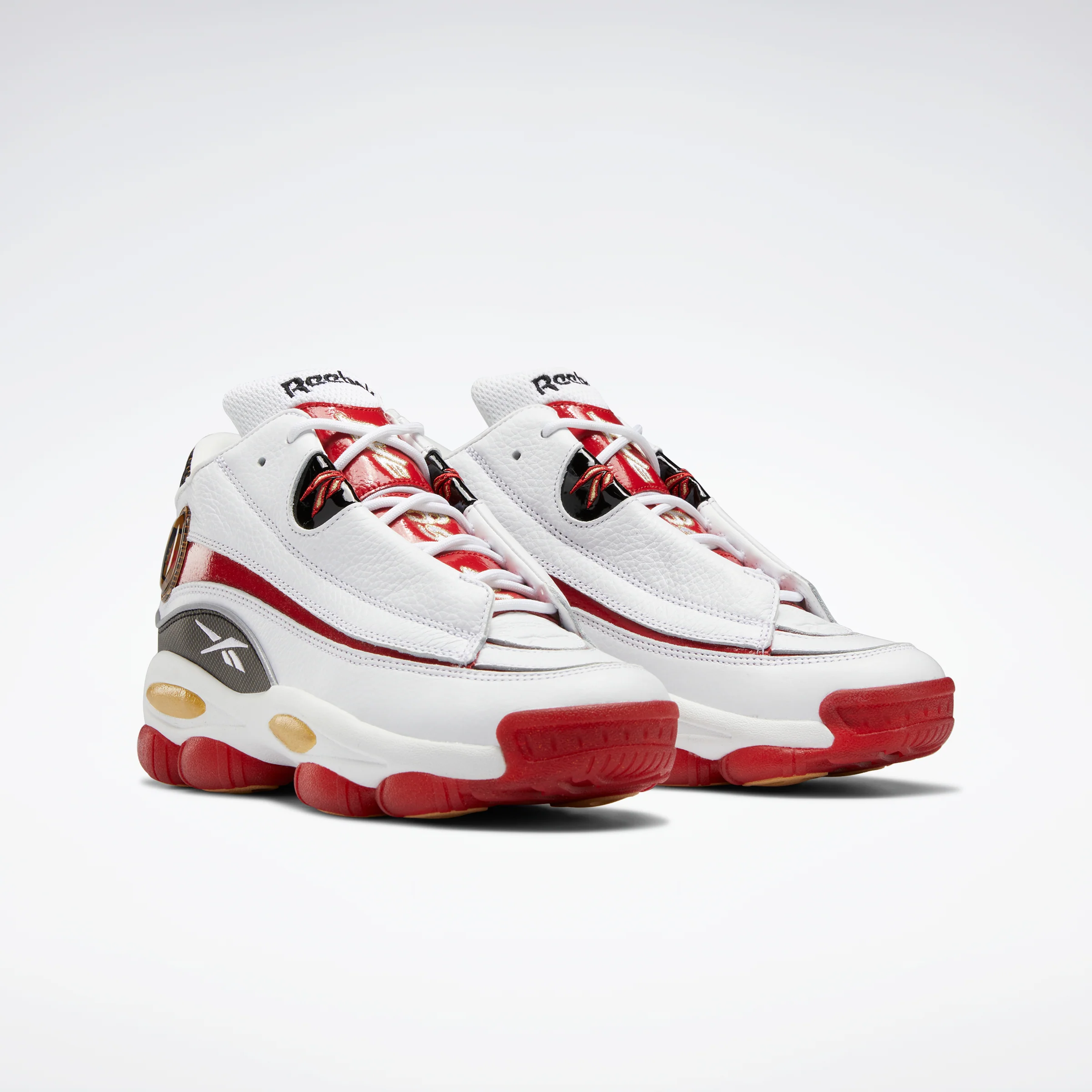 Reebok Footwear Men The Answer Dmx Shoes Ftwwht/Flasrd/Cblack - Image 3