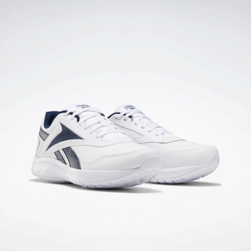 Reebok Footwear Men Walk Ultra 7 DMX MAX Men's Shoes WHITE/CONAVY/CROYAL - Image 3