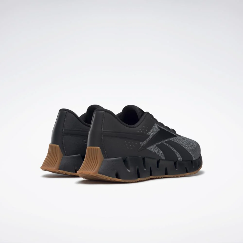 Reebok Footwear Men Zig Dynamica 2 Shoes CBLACK/CBLACK/RBKG03 - Image 4