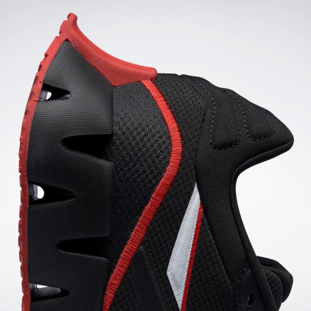Reebok Footwear Men Zig Dynamica 4 Shoes CBLACK/VECRED/VECBLU - Image 7