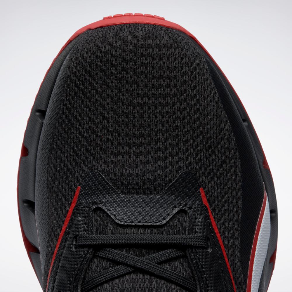 Reebok Footwear Men Zig Dynamica 4 Shoes CBLACK/VECRED/VECBLU - Image 8