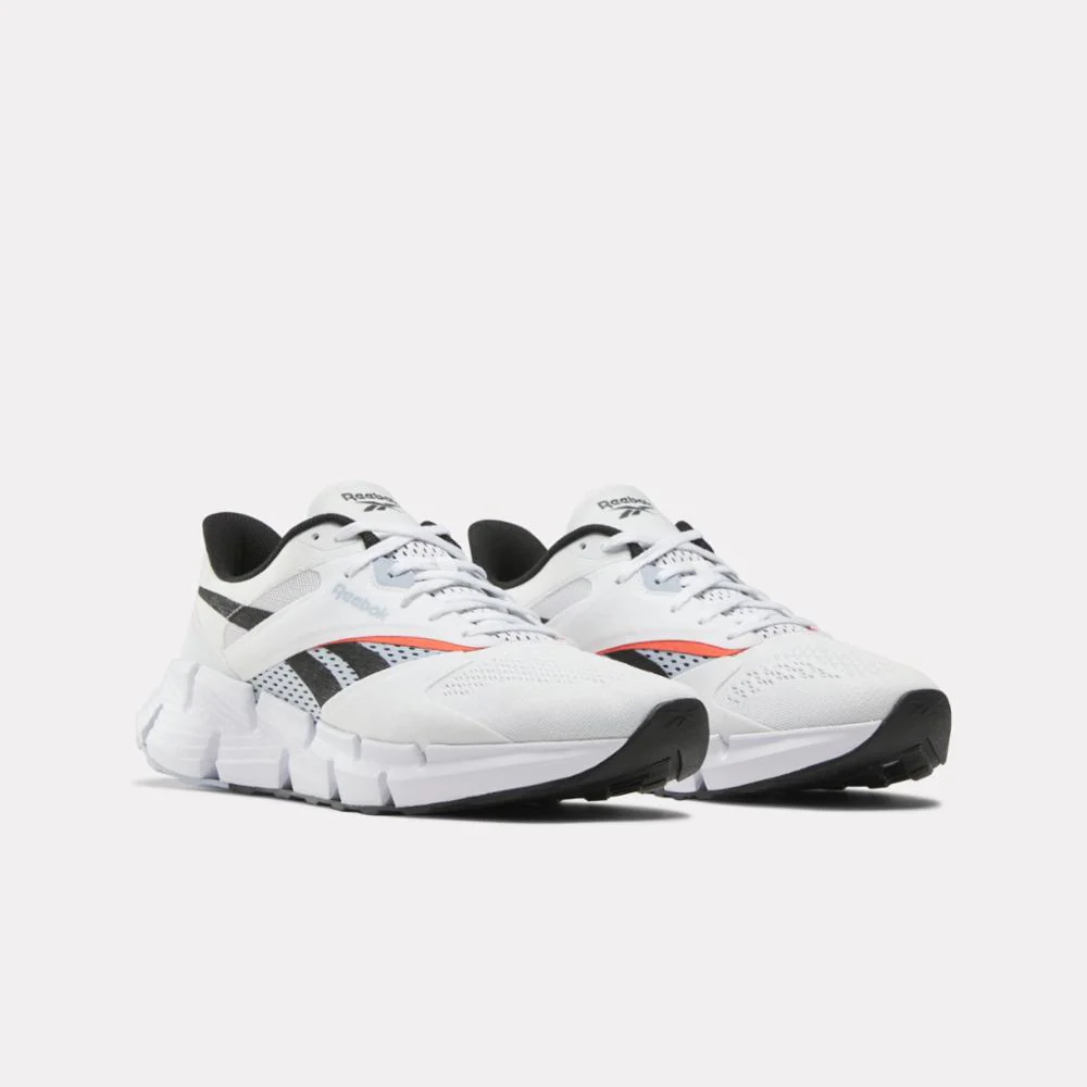 Reebok Footwear Men Zig Dynamica 5 Shoes FTWWHT/CBLACK/DYNRED - Image 2