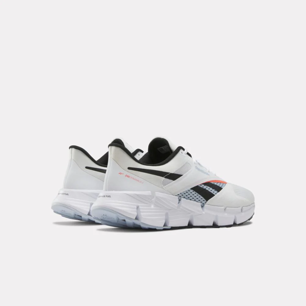 Reebok Footwear Men Zig Dynamica 5 Shoes FTWWHT/CBLACK/DYNRED - Image 3