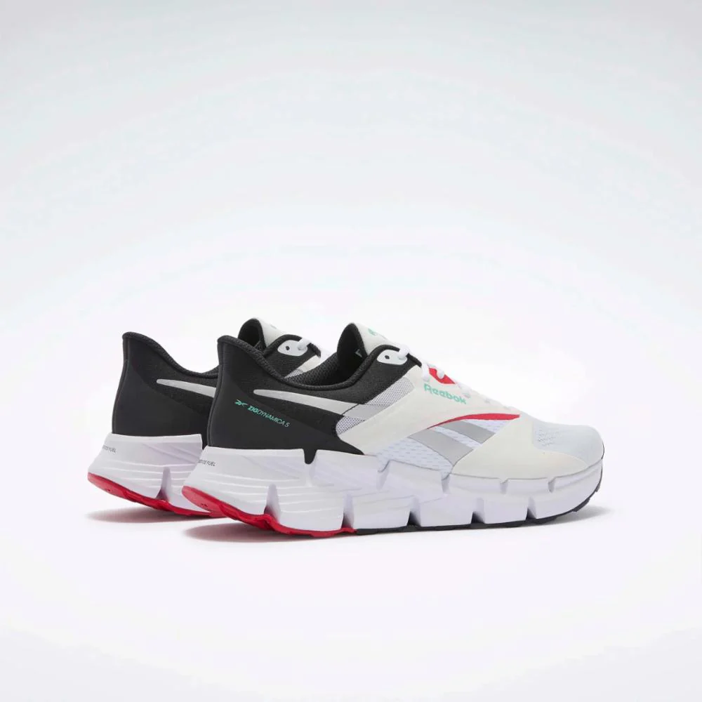 Reebok Footwear Men Zig Dynamica 5 Shoes WHITE/WHITE/BLACK - Image 3