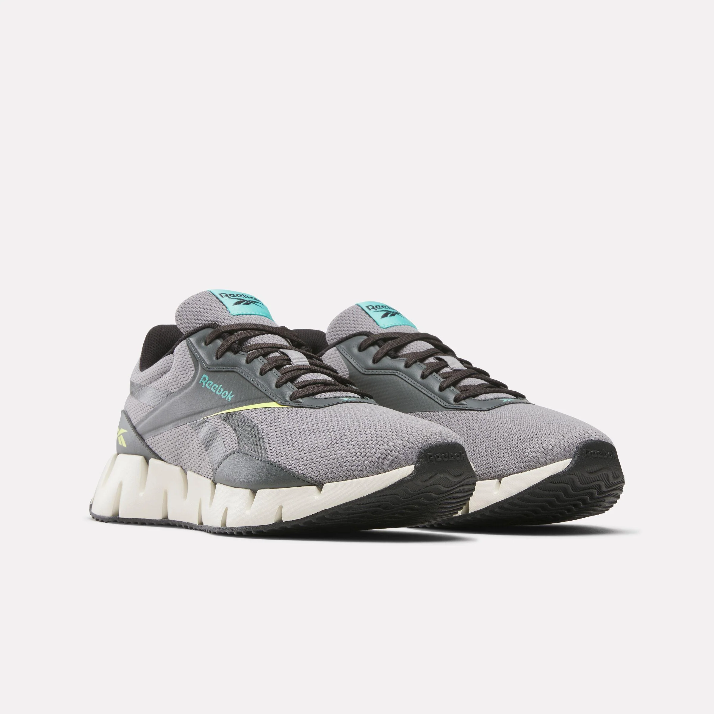 Reebok Footwear Men Zig Dynamica STR Shoes GREY 3/VINTAGE CHALK/GREY 5 - Image 2