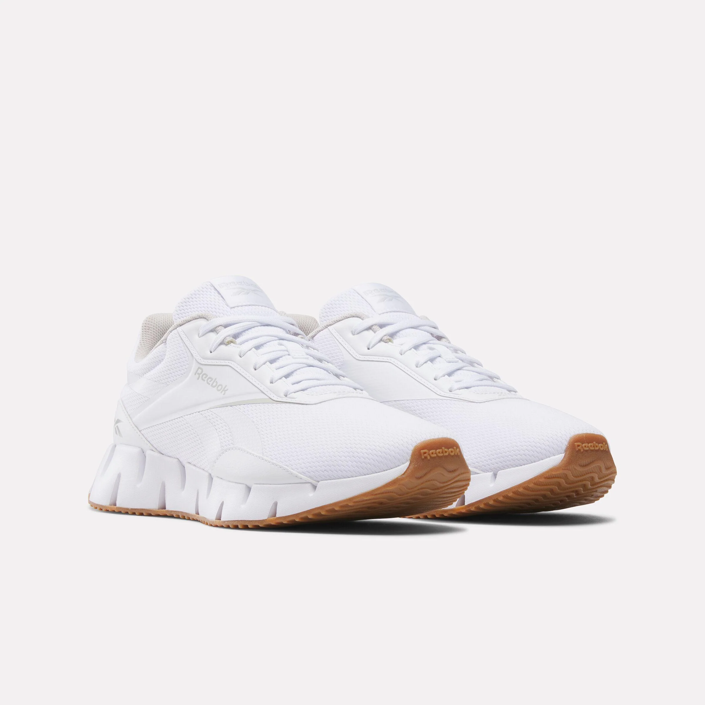 Reebok Footwear Men Zig Dynamica STR Shoes WHITE/WHITE/WHITE - Image 2