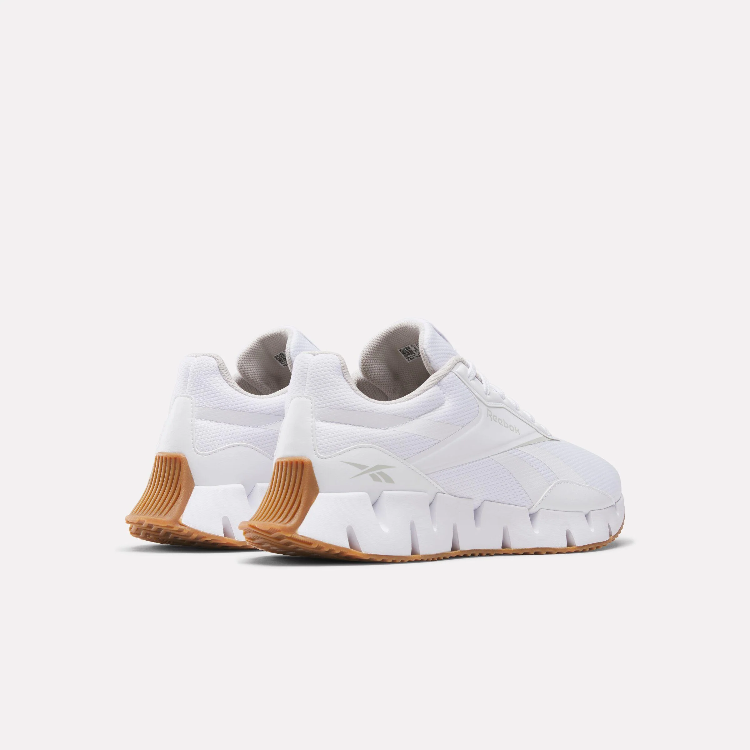 Reebok Footwear Men Zig Dynamica STR Shoes WHITE/WHITE/WHITE - Image 3