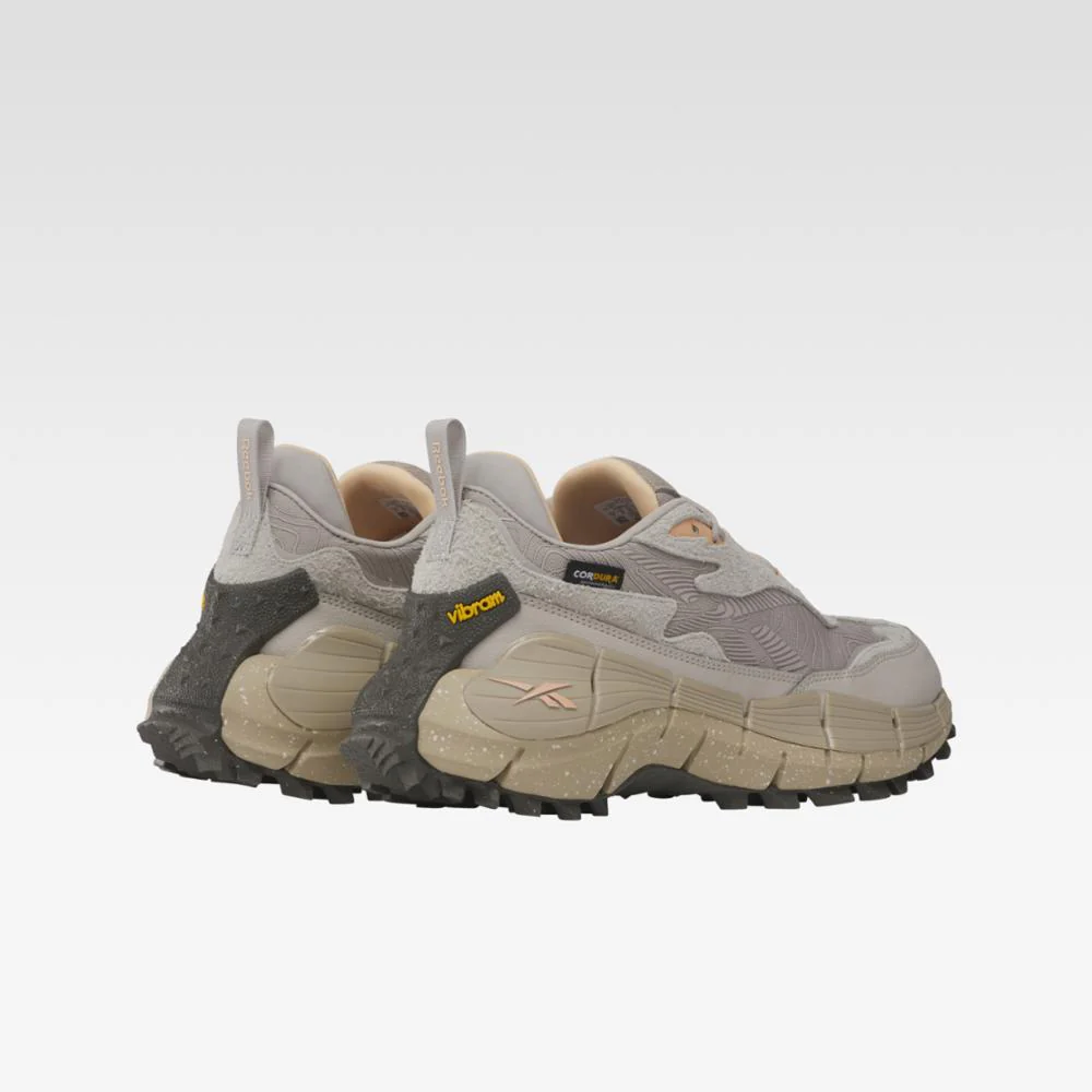 Reebok Footwear Men Zig Kinetica 2.5 Edge Shoes MOONST/ASH/PEAGLO - Image 3