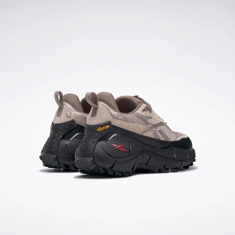 Reebok Footwear Men Zig Kinetica 2.5 Edge Shoes SOFECR/TAUPE/CBLACK - Image 4