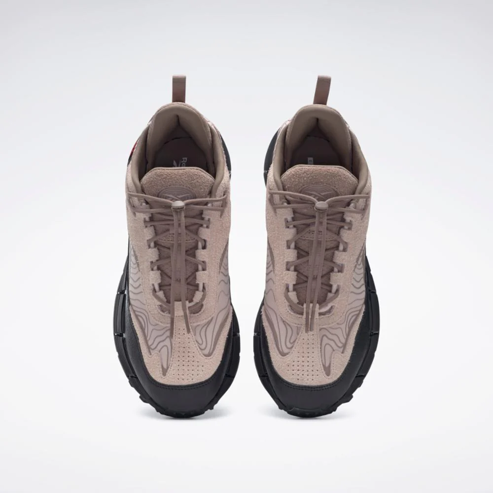Reebok Footwear Men Zig Kinetica 2.5 Edge Shoes SOFECR/TAUPE/CBLACK - Image 6