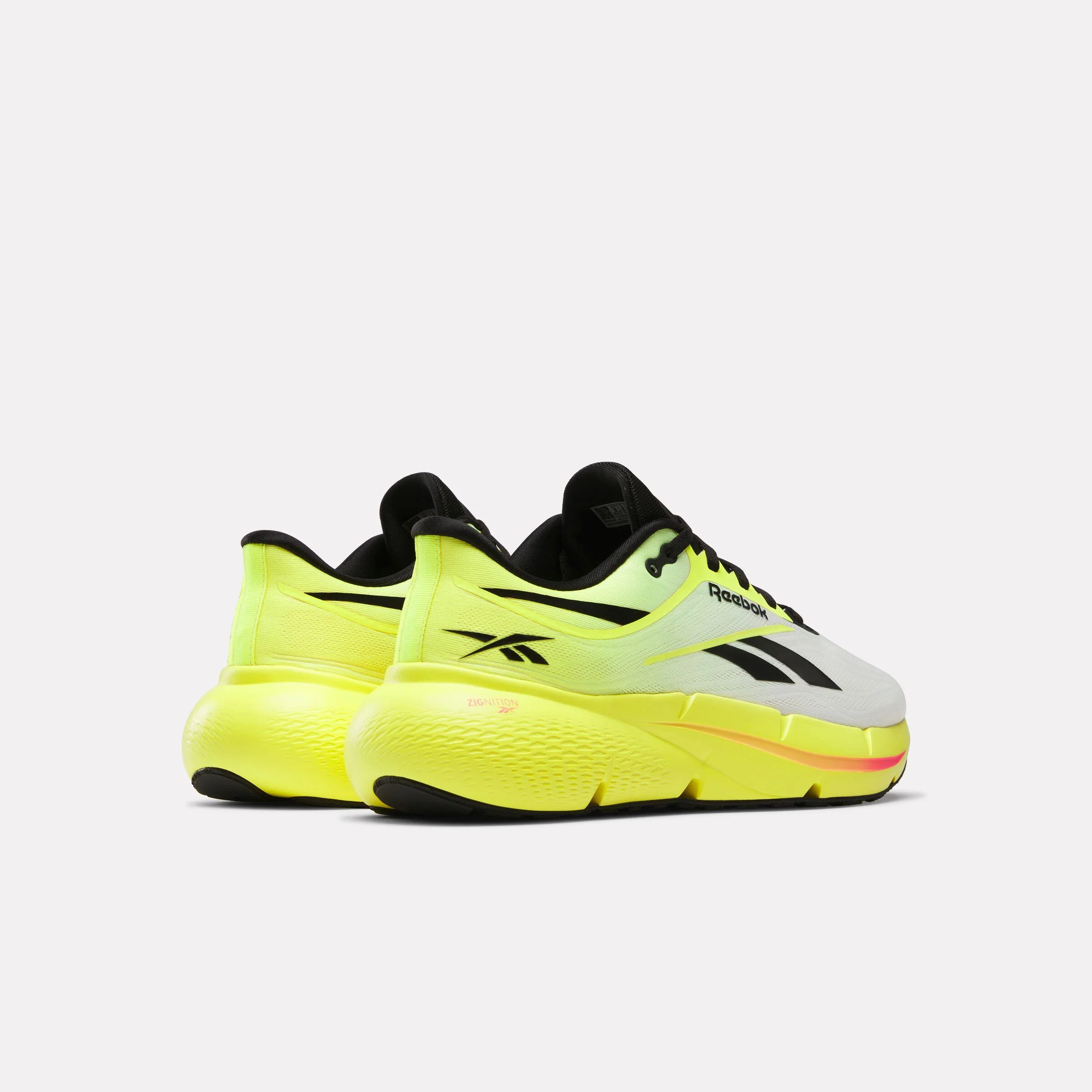 Reebok Footwear Men Zignition Running Shoes BLACK/ELECTRIC YELLOW - Image 3