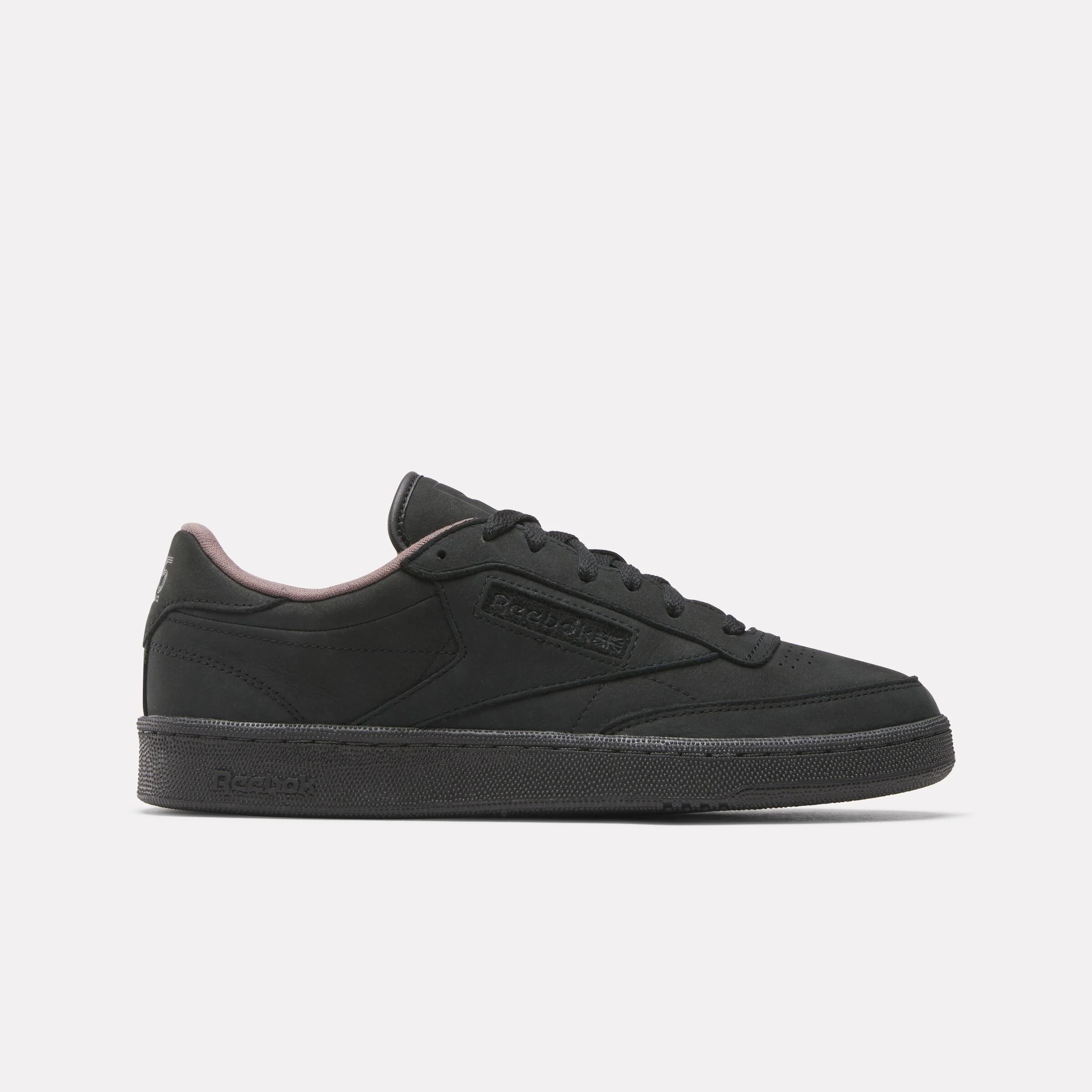 REEBOK FOOTWEAR UNISEX Club C 85 Vintage Shoes - 40th Anniversary BLACK/WASHEDBLACK/TREKGREY