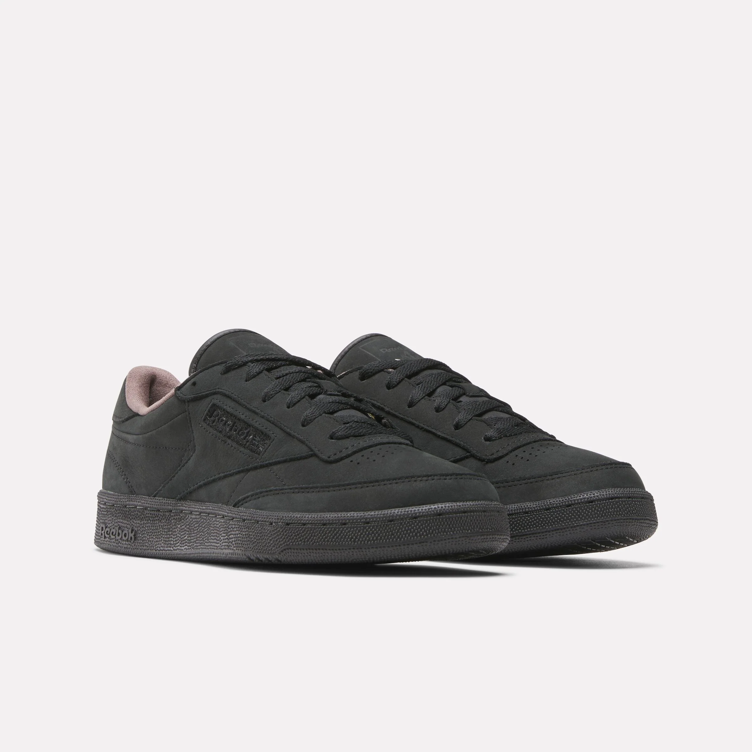 REEBOK FOOTWEAR UNISEX Club C 85 Vintage Shoes - 40th Anniversary BLACK/WASHEDBLACK/TREKGREY - Image 2
