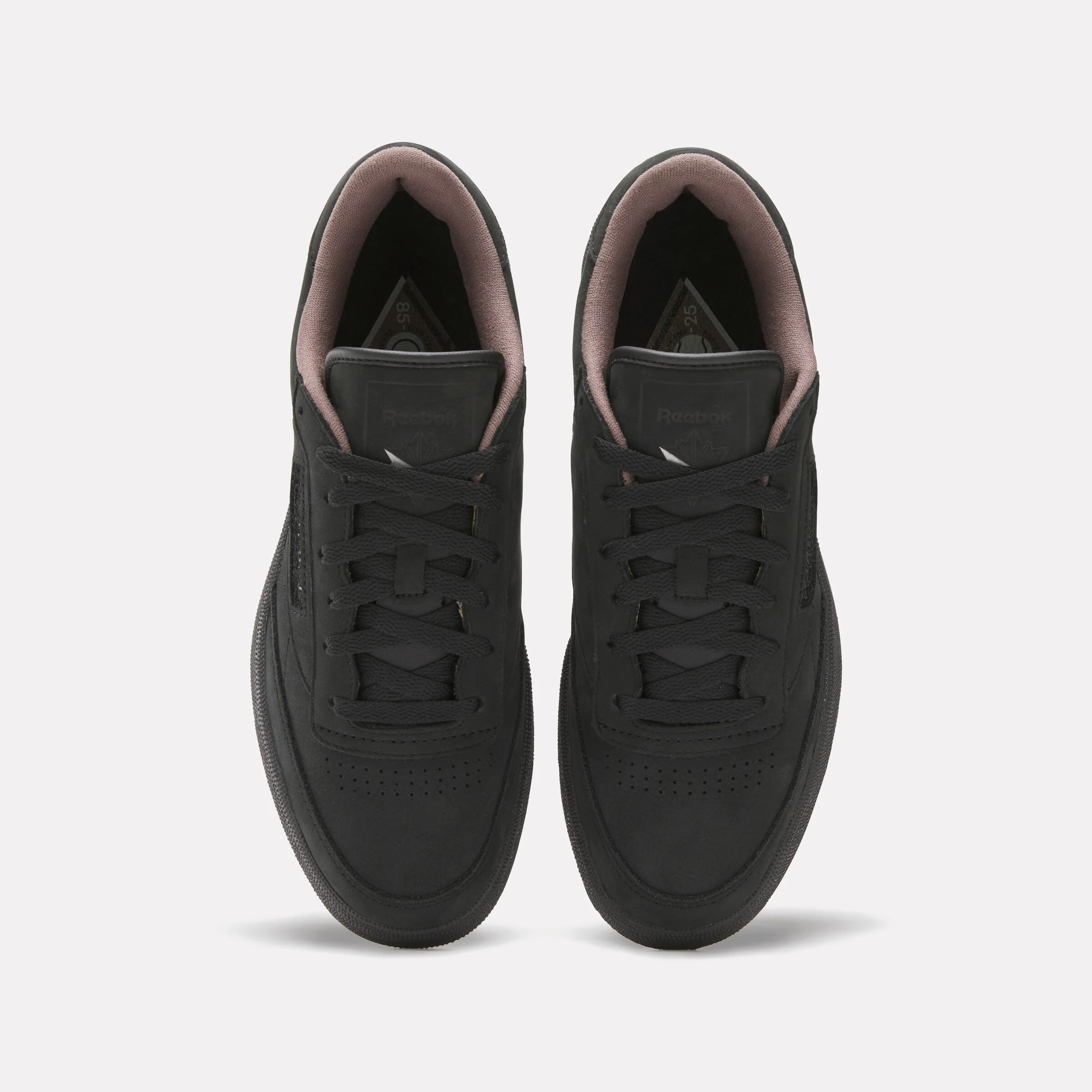 REEBOK FOOTWEAR UNISEX Club C 85 Vintage Shoes - 40th Anniversary BLACK/WASHEDBLACK/TREKGREY - Image 5