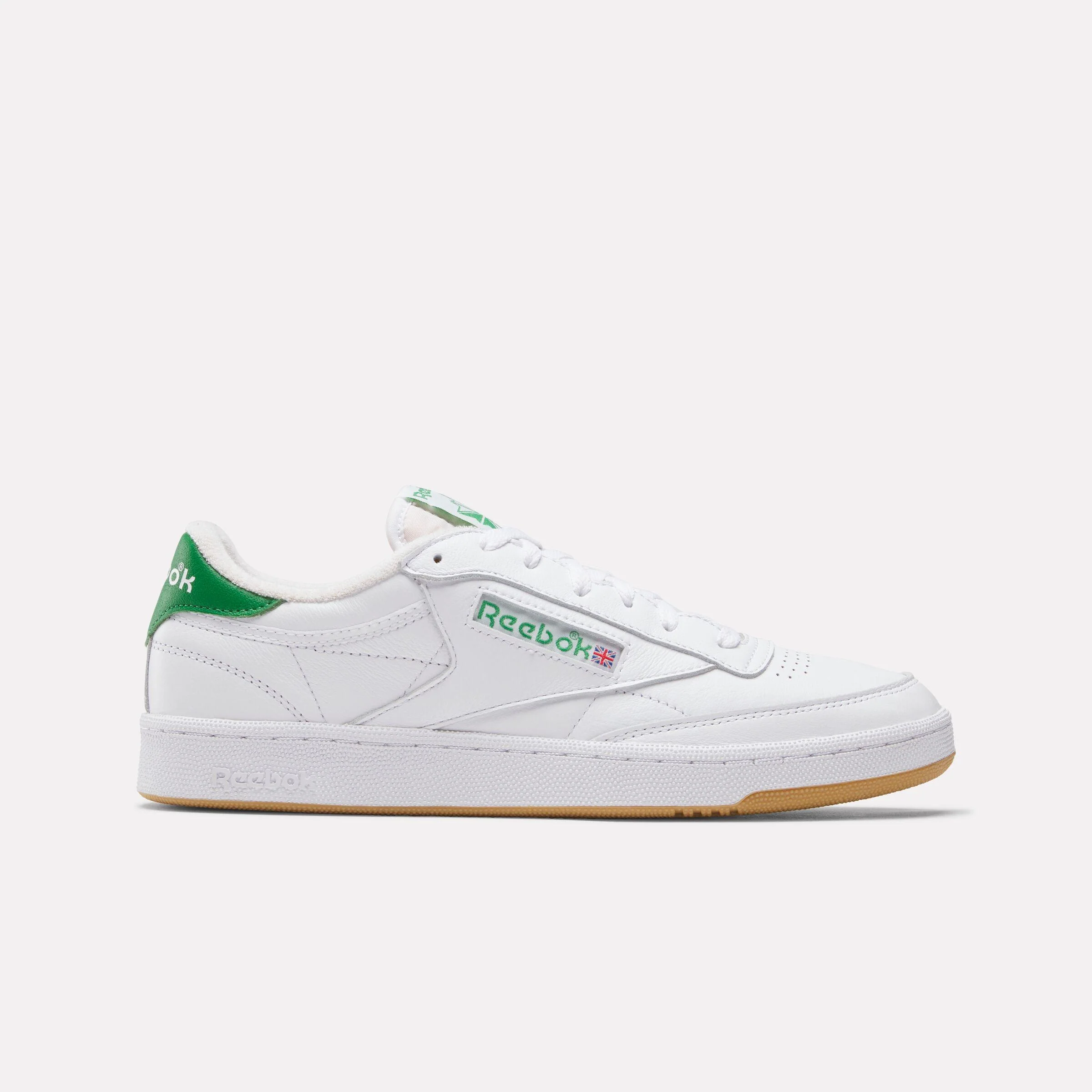 REEBOK FOOTWEAR UNISEX Club C 85 Vintage Shoes FTWRWHITE/GLENGREEN/RBKRUBBBER