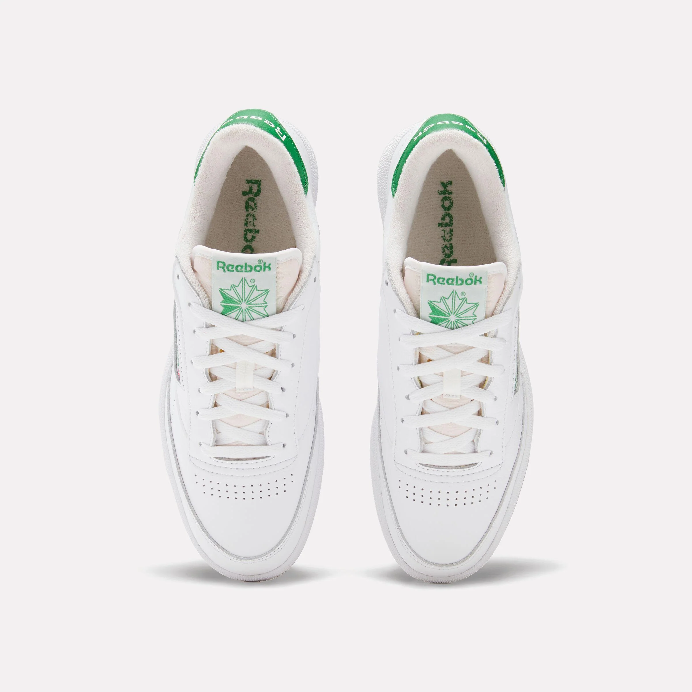 REEBOK FOOTWEAR UNISEX Club C 85 Vintage Shoes FTWRWHITE/GLENGREEN/RBKRUBBBER - Image 5