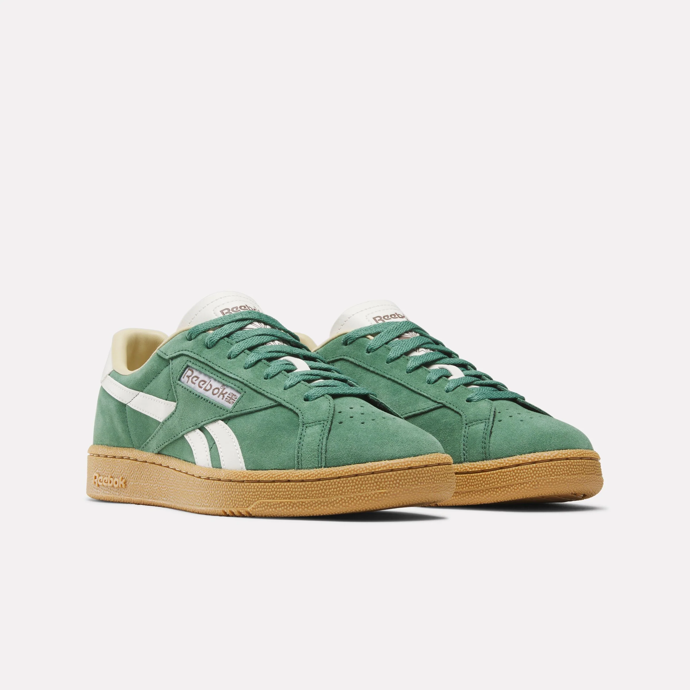 REEBOK FOOTWEAR UNISEX Club C Grounds UK Shoes FIELDGREEN/CHALK/GUM - Image 2