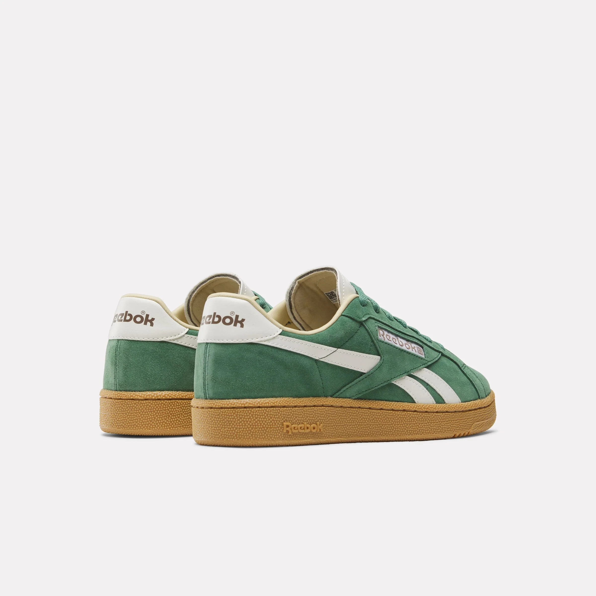 REEBOK FOOTWEAR UNISEX Club C Grounds UK Shoes FIELDGREEN/CHALK/GUM - Image 3