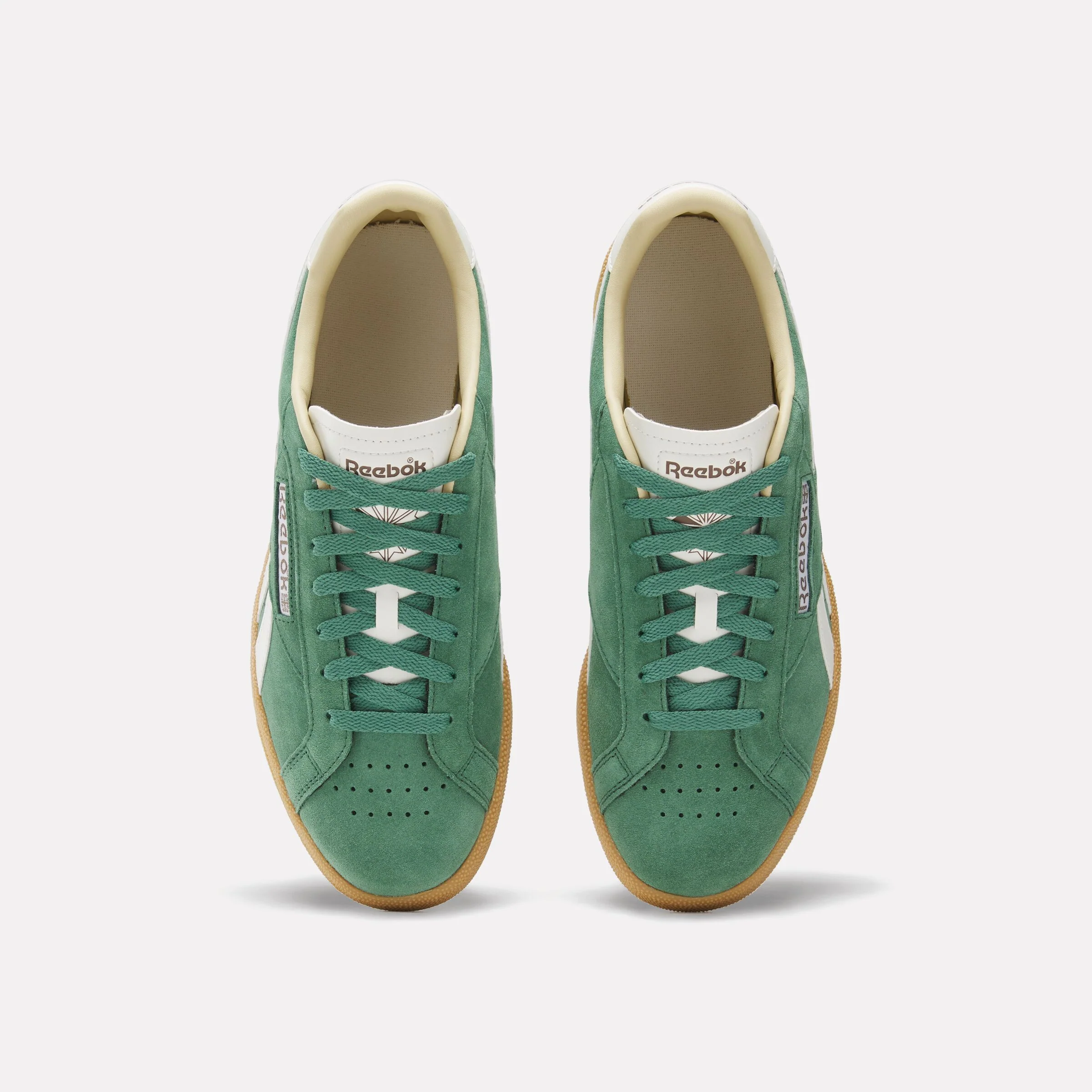 REEBOK FOOTWEAR UNISEX Club C Grounds UK Shoes FIELDGREEN/CHALK/GUM - Image 5