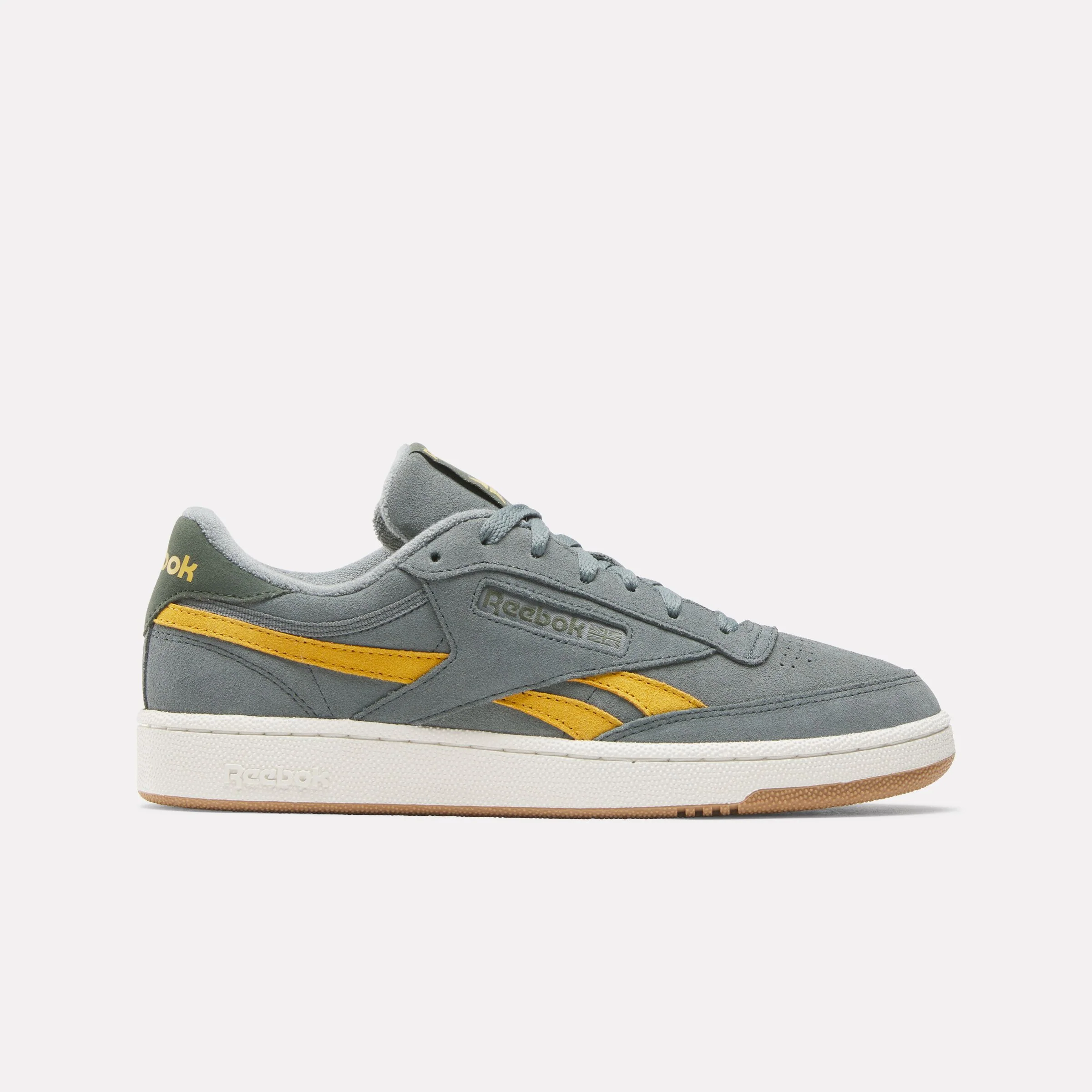 REEBOK FOOTWEAR UNISEX Club C Revenge Shoes DARKFOG/GRITGOLD/CHALK