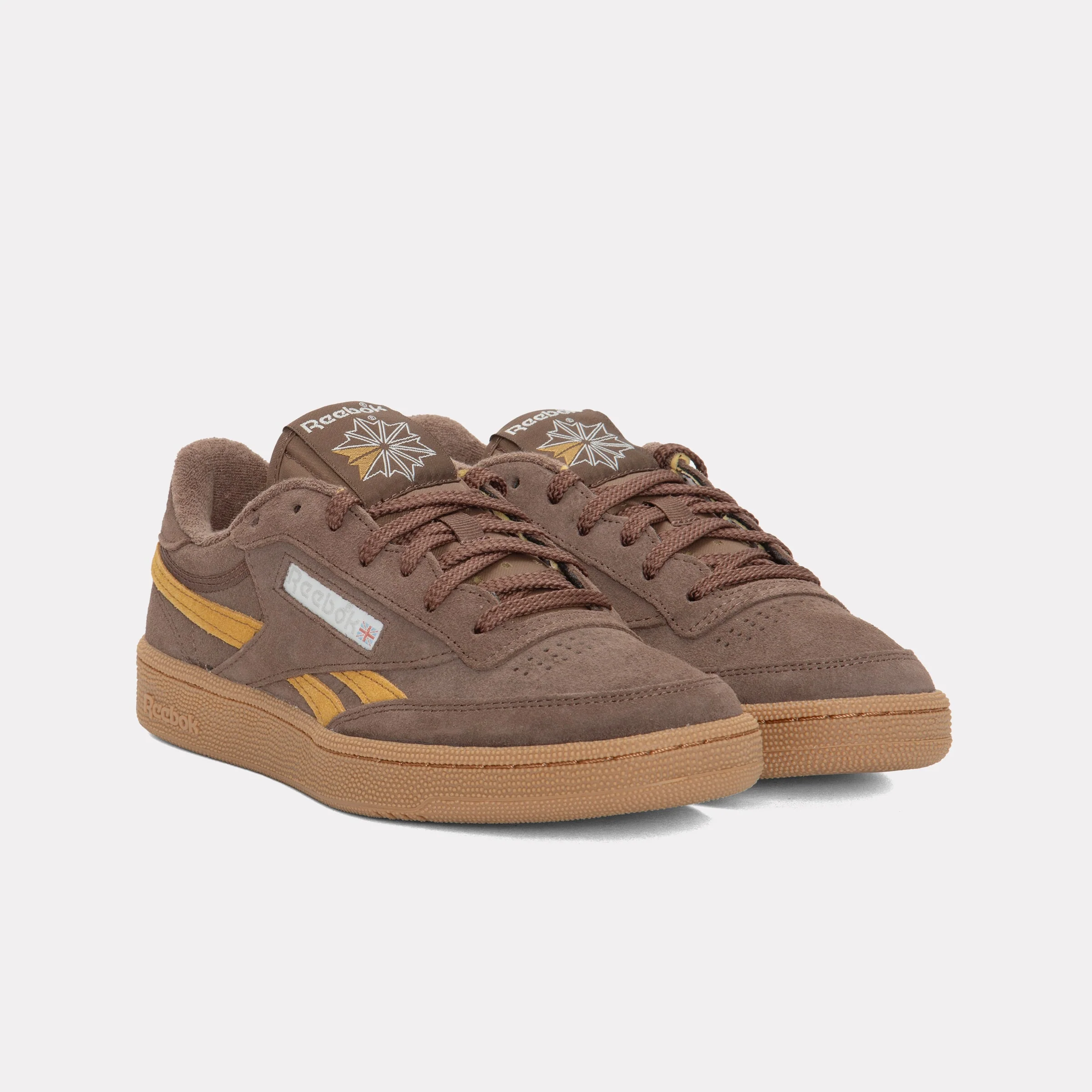 REEBOK FOOTWEAR UNISEX Club C Revenge Shoes SIMPLEBROWN/TROPHYGOLD/GUM - Image 2