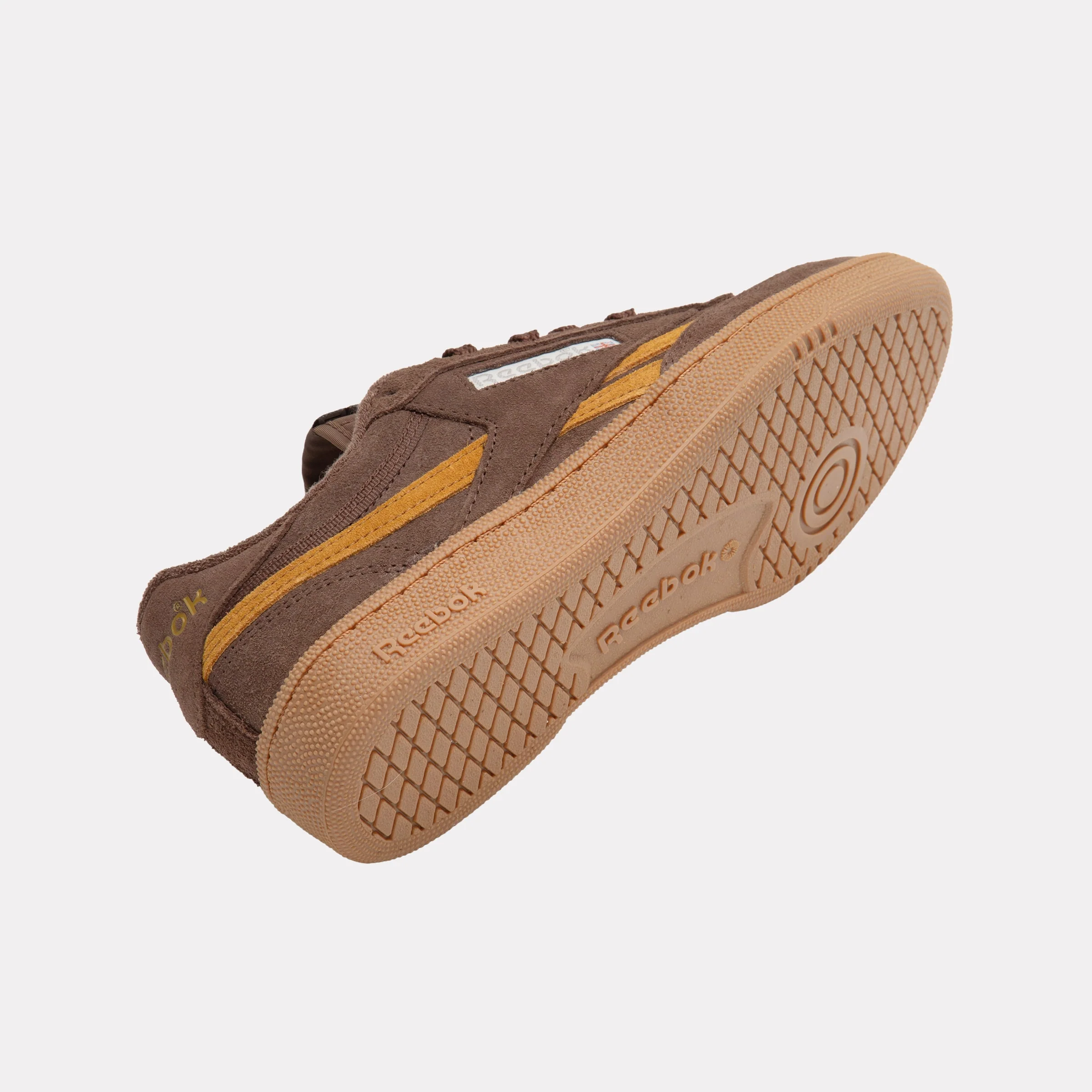 REEBOK FOOTWEAR UNISEX Club C Revenge Shoes SIMPLEBROWN/TROPHYGOLD/GUM - Image 8