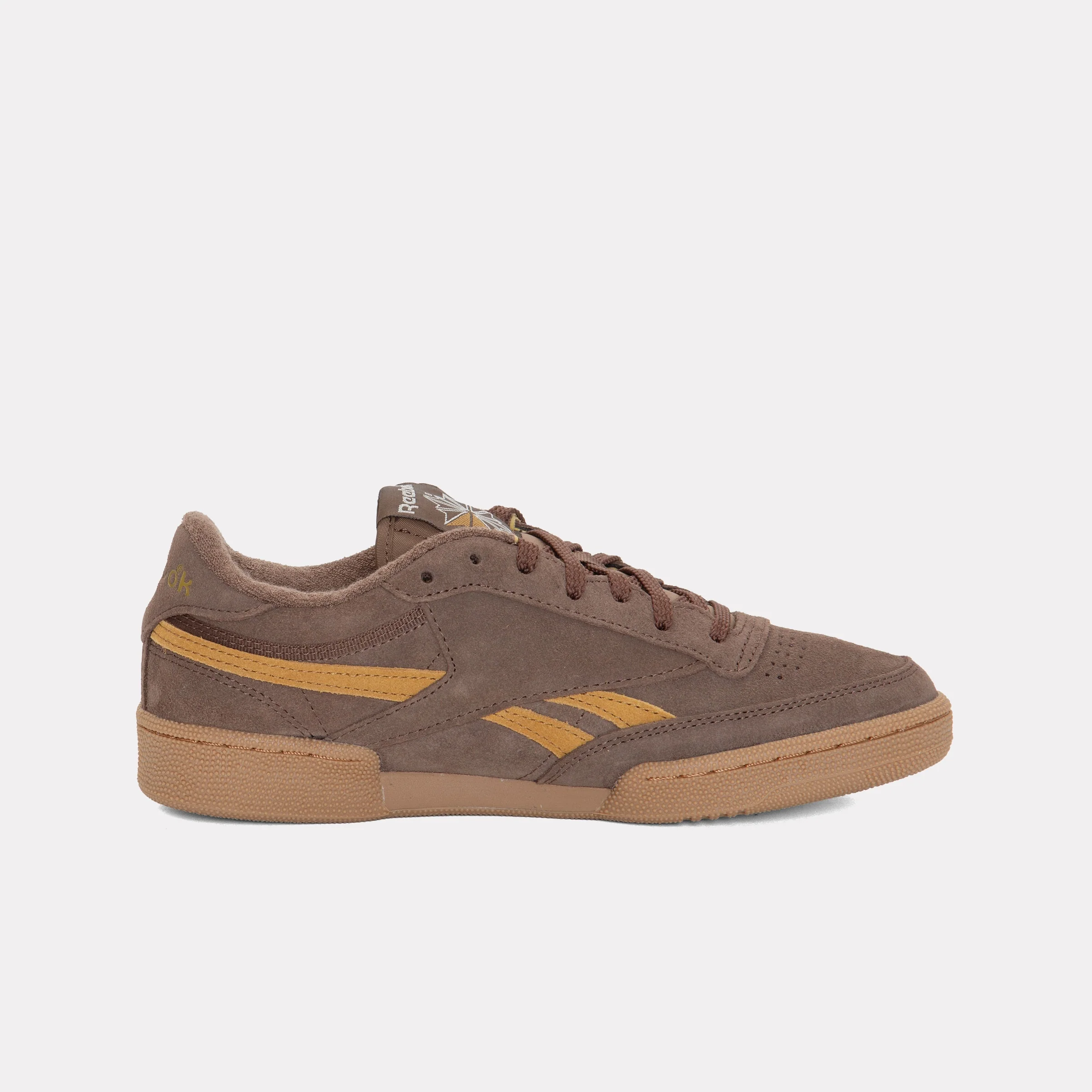 REEBOK FOOTWEAR UNISEX Club C Revenge Shoes SIMPLEBROWN/TROPHYGOLD/GUM - Image 9