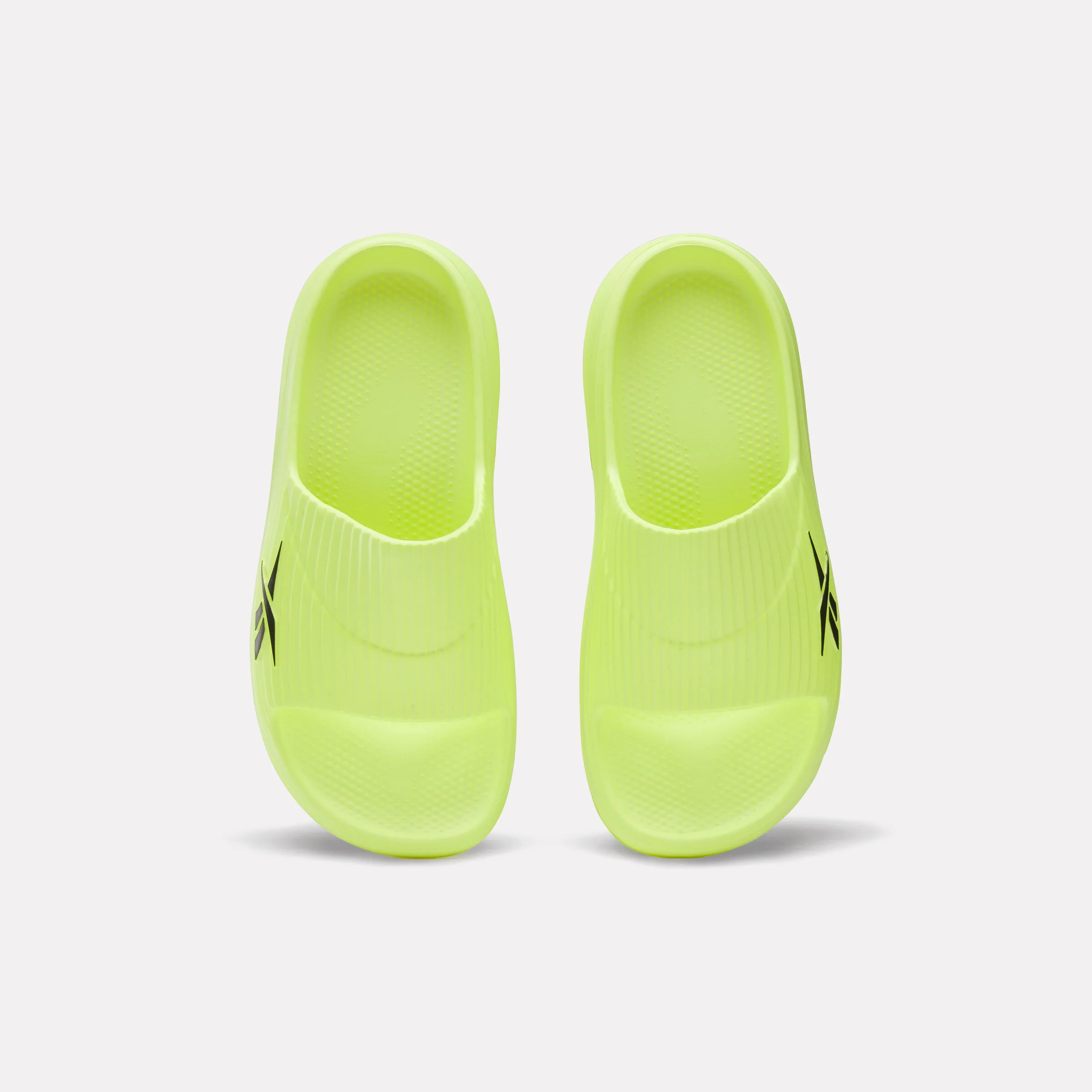 REEBOK FOOTWEAR UNISEX DMX Recovery Slides DIGITAL LIME/BLACK - Image 5