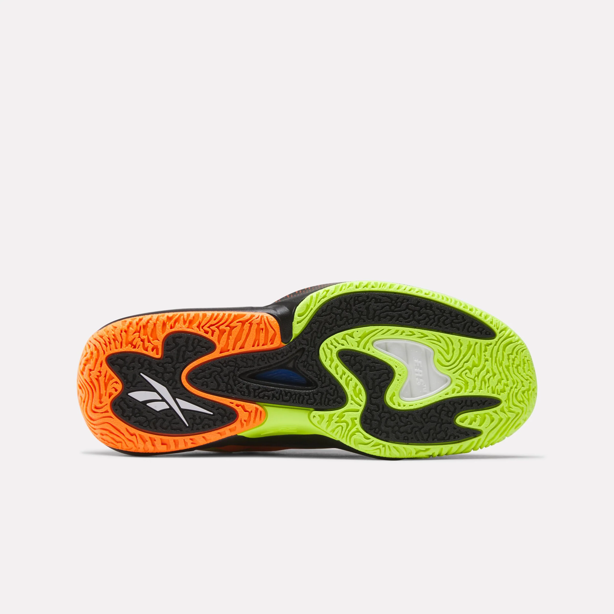 REEBOK FOOTWEAR UNISEX Engine A 26 Basketball Shoes ATOMIC TANGERINE/DIGITAL LIME/ - Image 4