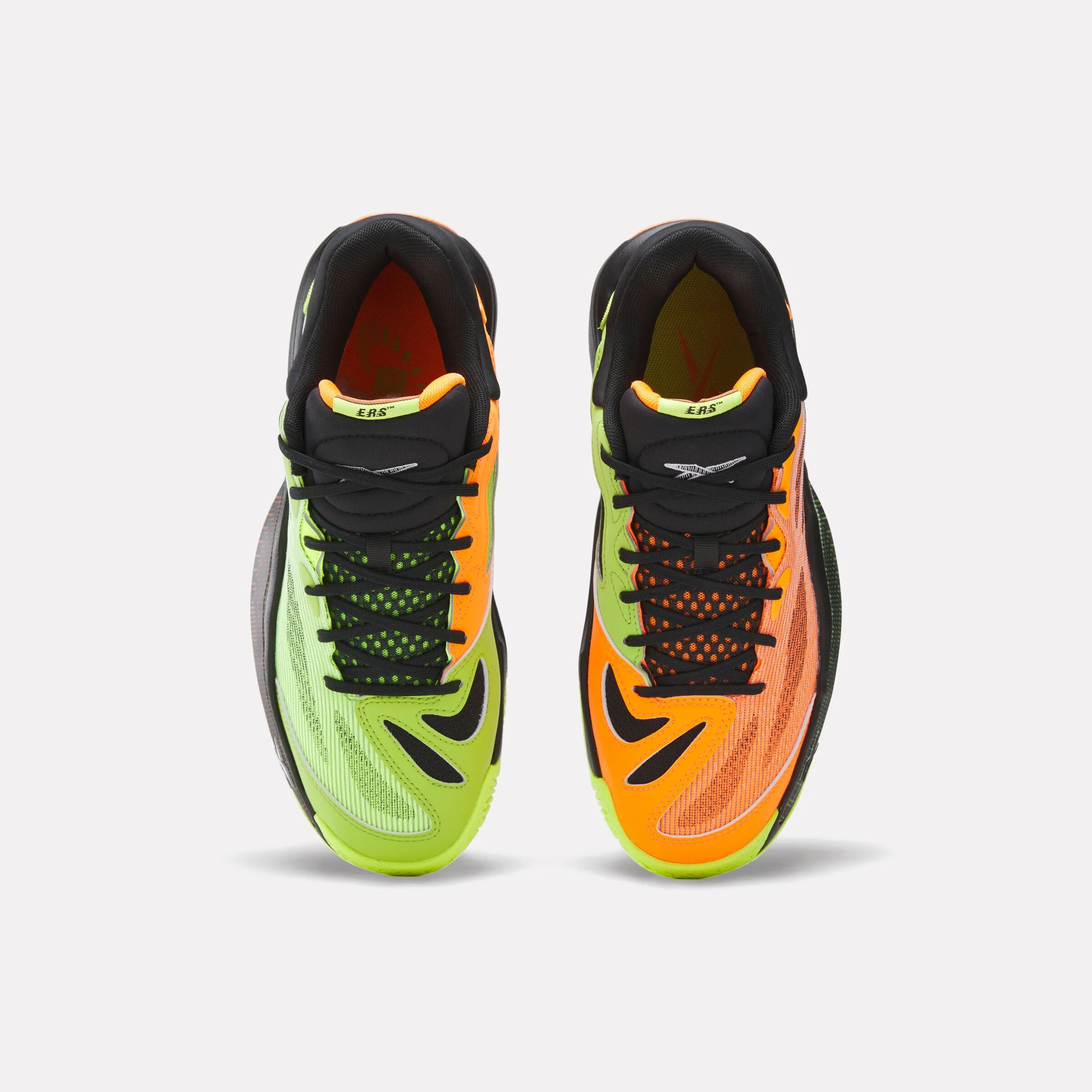 REEBOK FOOTWEAR UNISEX Engine A 26 Basketball Shoes ATOMIC TANGERINE/DIGITAL LIME/ - Image 5