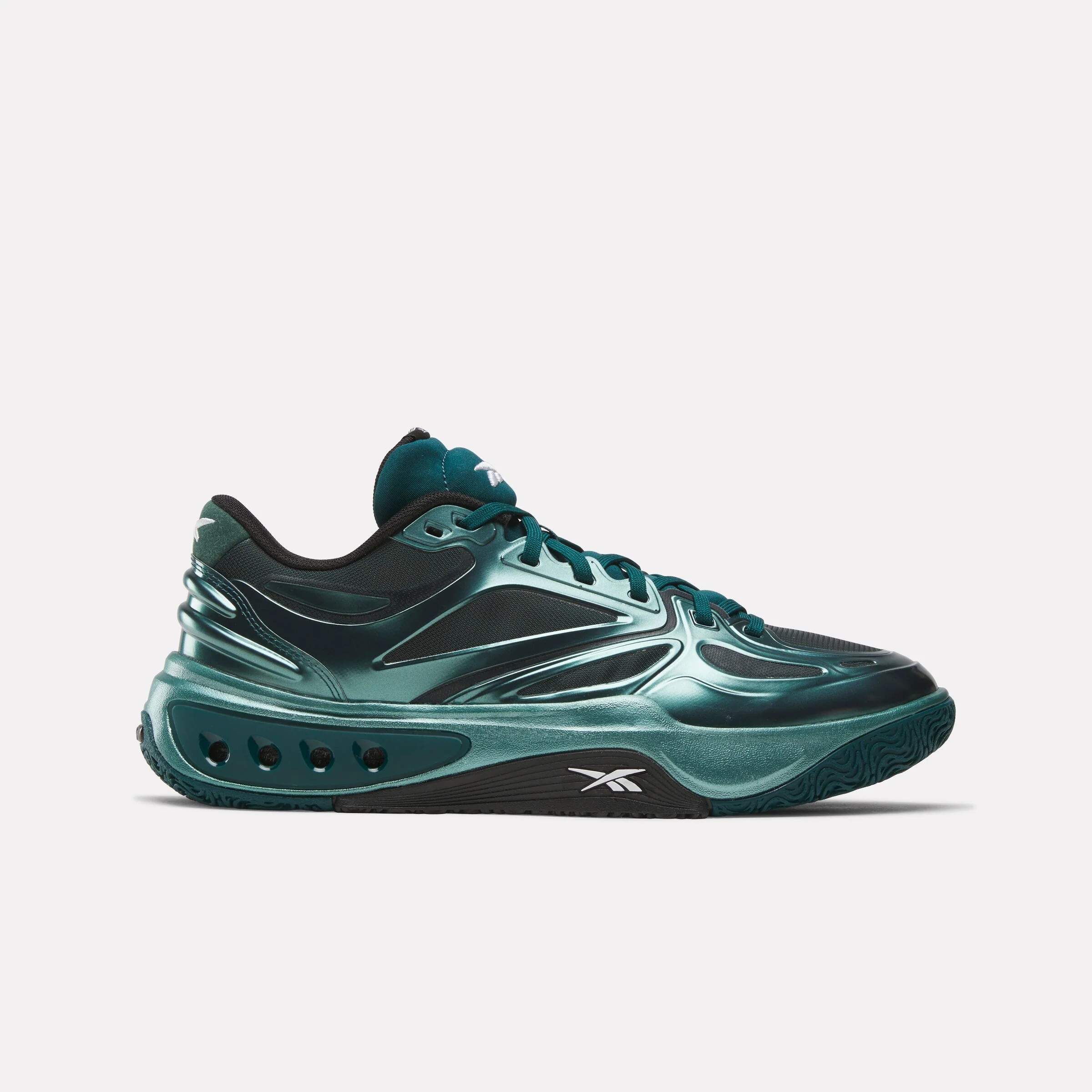 REEBOK FOOTWEAR UNISEX Engine A Basketball Shoes METAL GREEN/METAL GREEN/BLACK