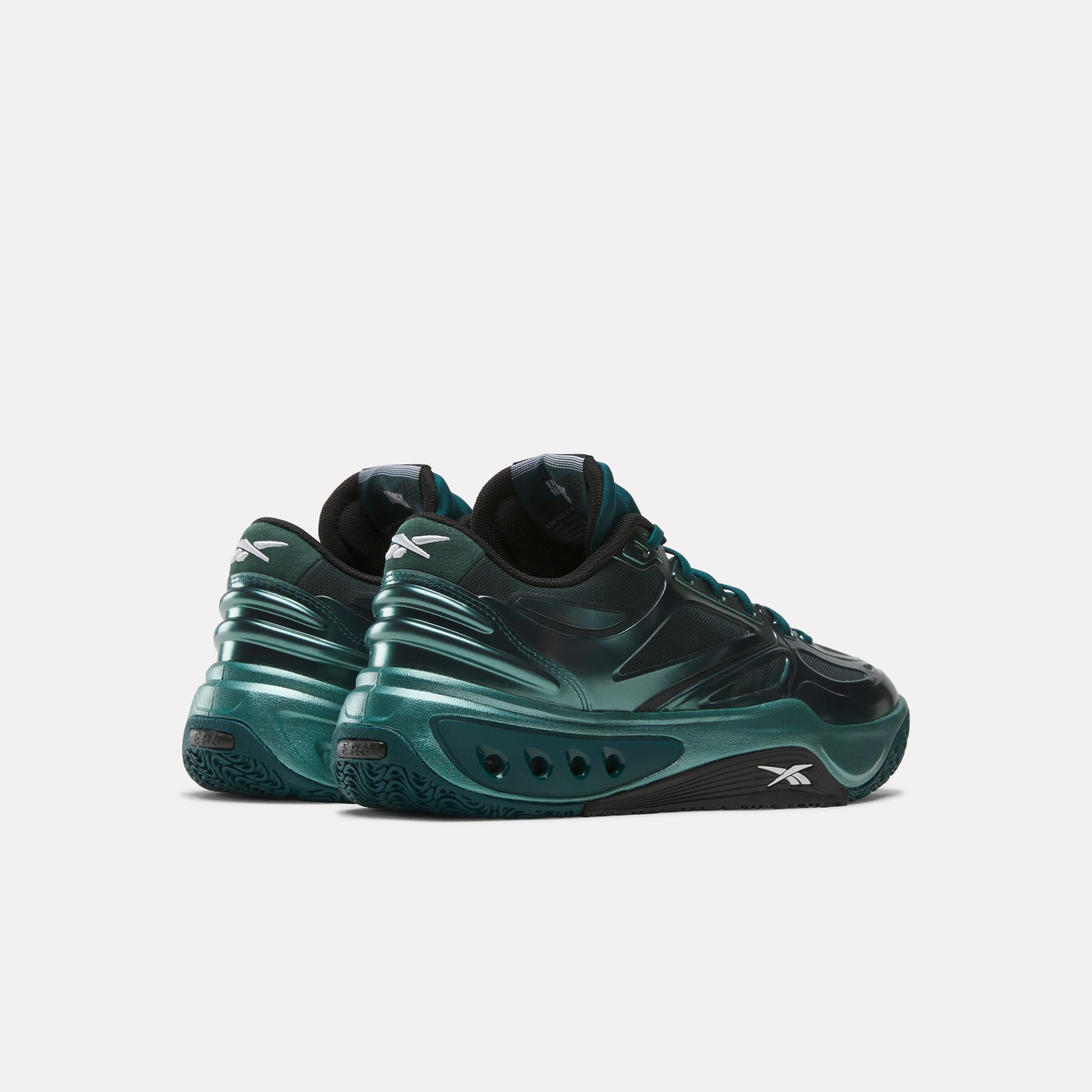 REEBOK FOOTWEAR UNISEX Engine A Basketball Shoes METAL GREEN/METAL GREEN/BLACK - Image 3