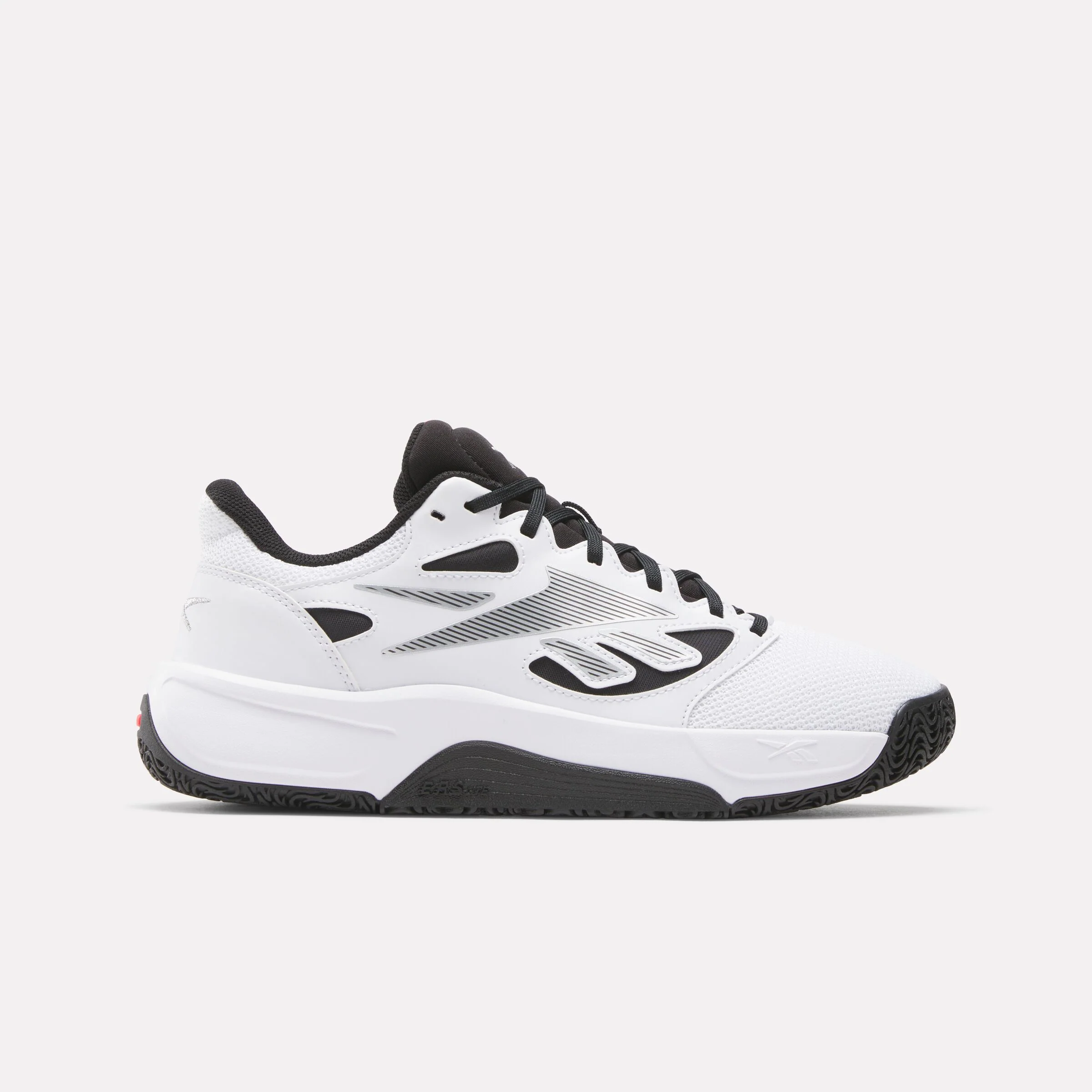 REEBOK FOOTWEAR UNISEX Engine LT Basketball Shoes FTWRWHITE/BLACK/ENERGY RED