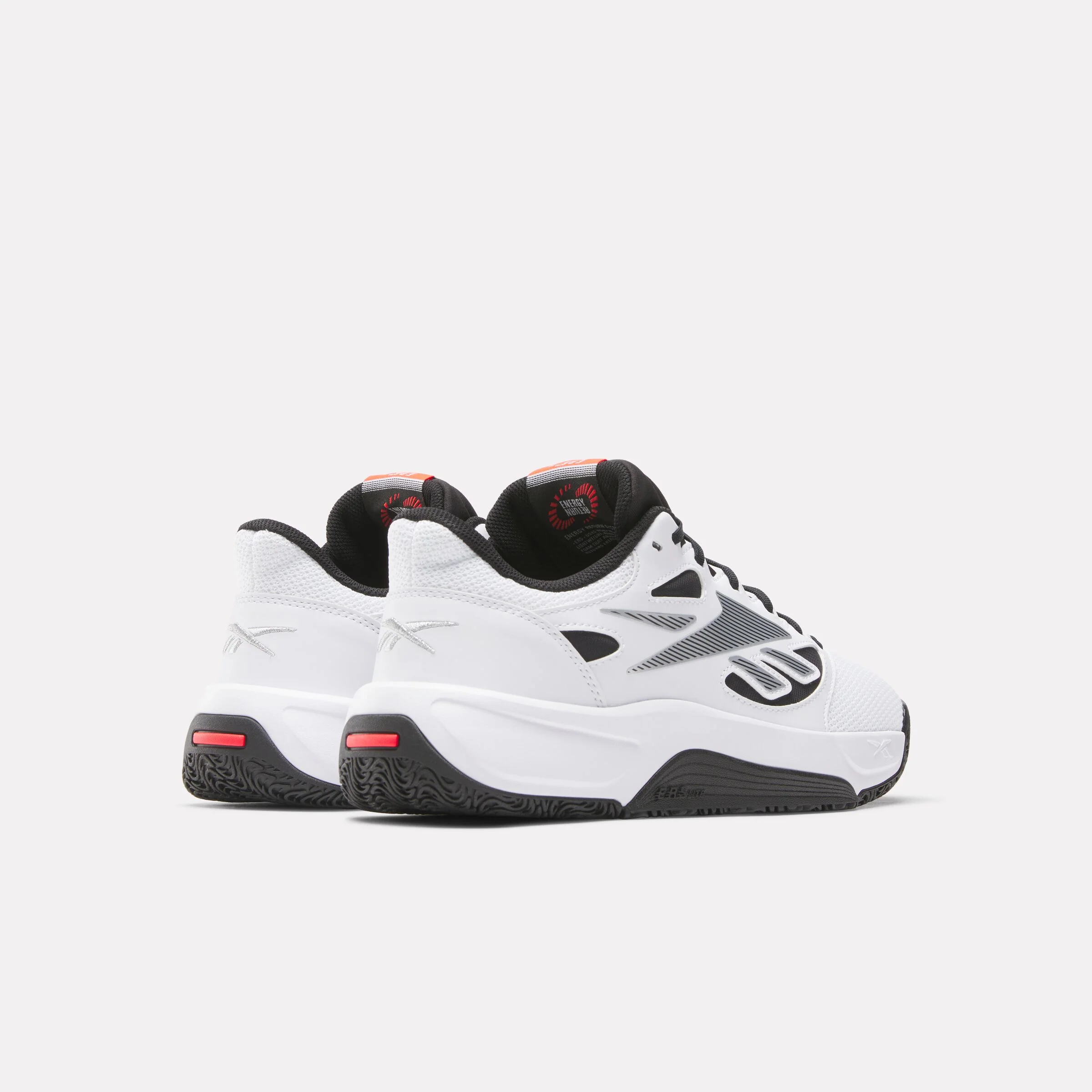 REEBOK FOOTWEAR UNISEX Engine LT Basketball Shoes FTWRWHITE/BLACK/ENERGY RED - Image 3