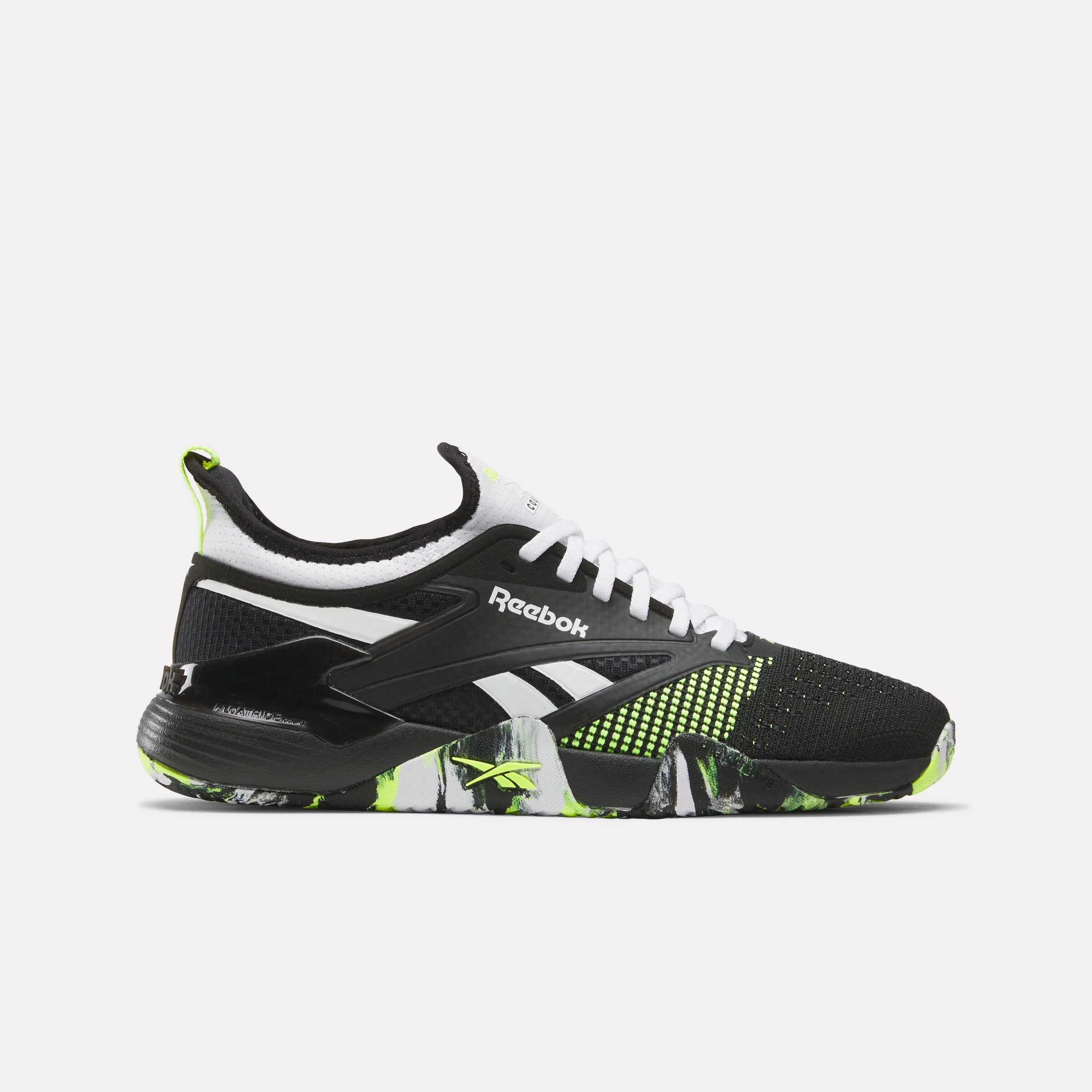 REEBOK FOOTWEAR UNISEX Nano Court Shoes FTWR WHITE/BLACK/DIGITAL LIME