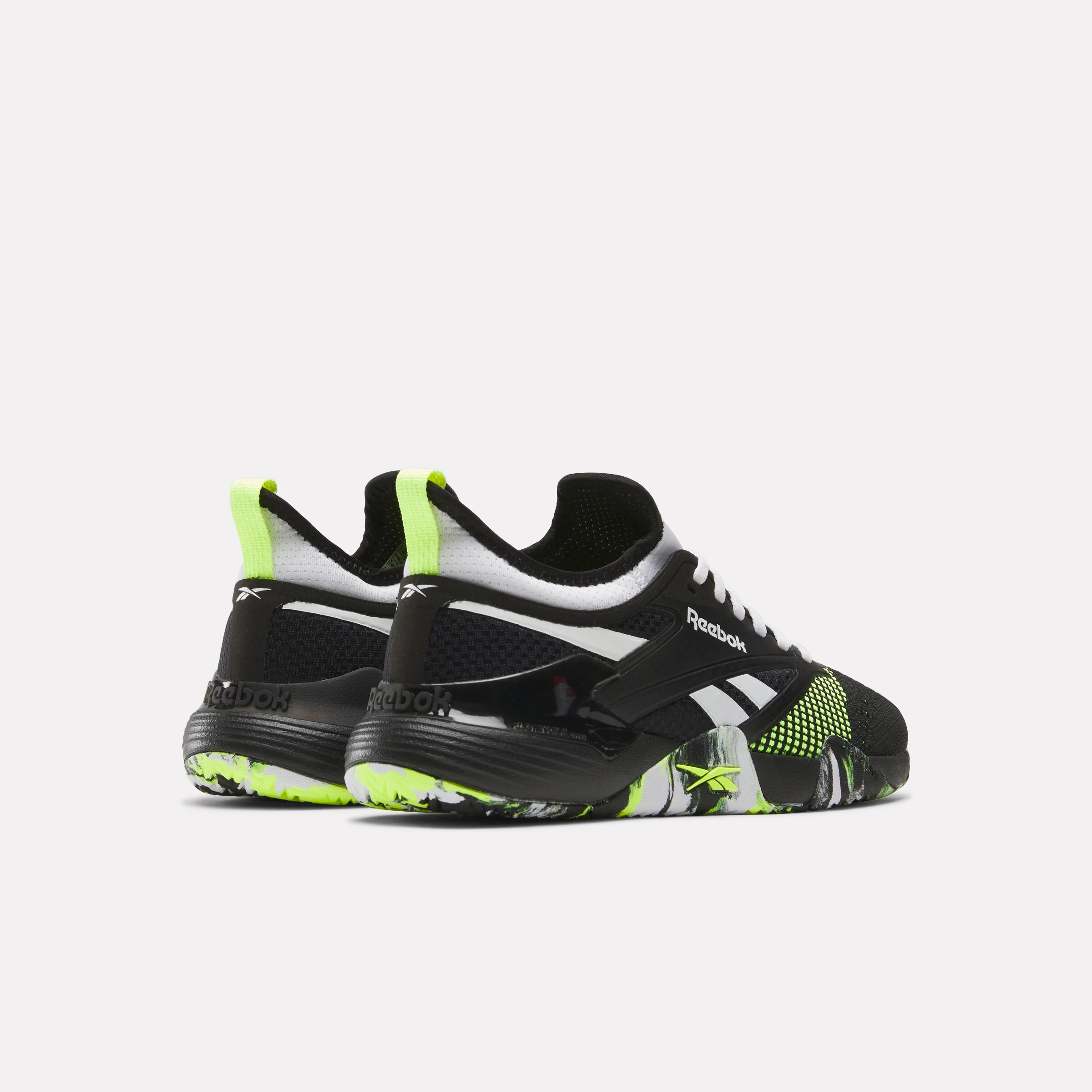 REEBOK FOOTWEAR UNISEX Nano Court Shoes FTWR WHITE/BLACK/DIGITAL LIME - Image 3
