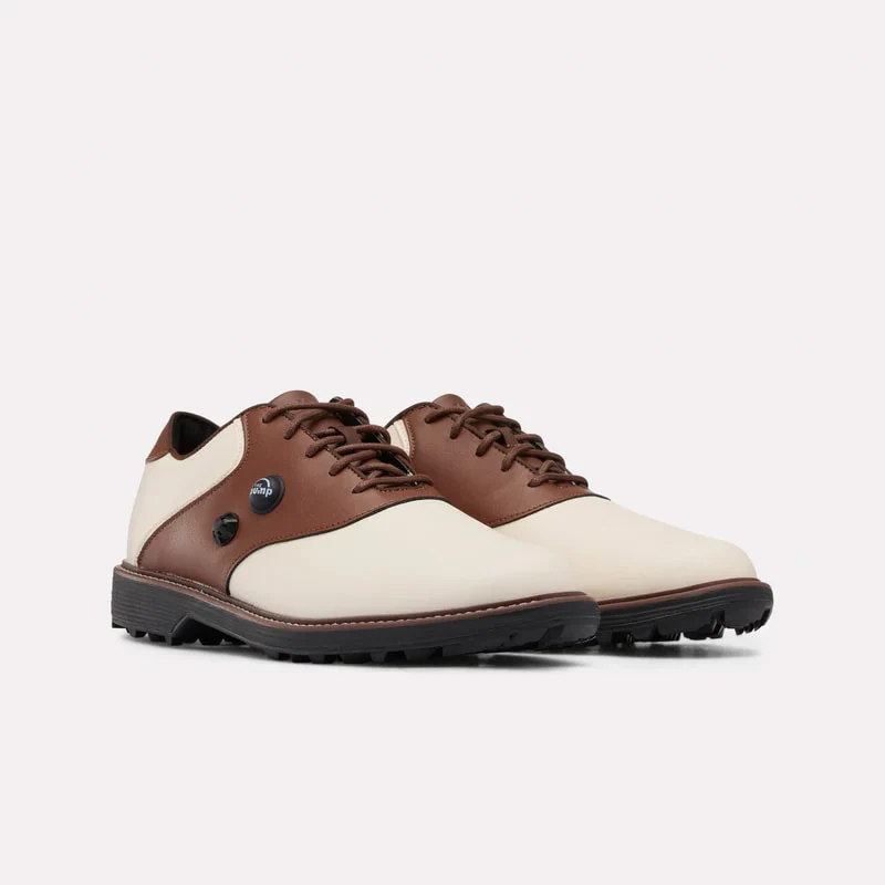 REEBOK FOOTWEAR UNISEX OG Pump Golf Shoes CHALK/UNEARTHED BROWN/BLACK - Image 2