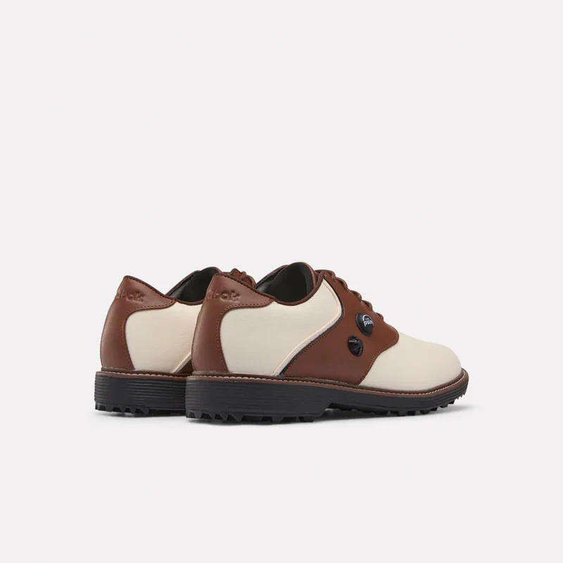 REEBOK FOOTWEAR UNISEX OG Pump Golf Shoes CHALK/UNEARTHED BROWN/BLACK - Image 3