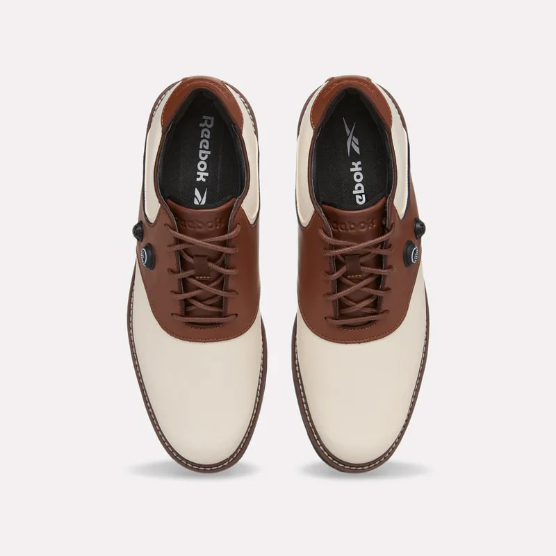 REEBOK FOOTWEAR UNISEX OG Pump Golf Shoes CHALK/UNEARTHED BROWN/BLACK - Image 5