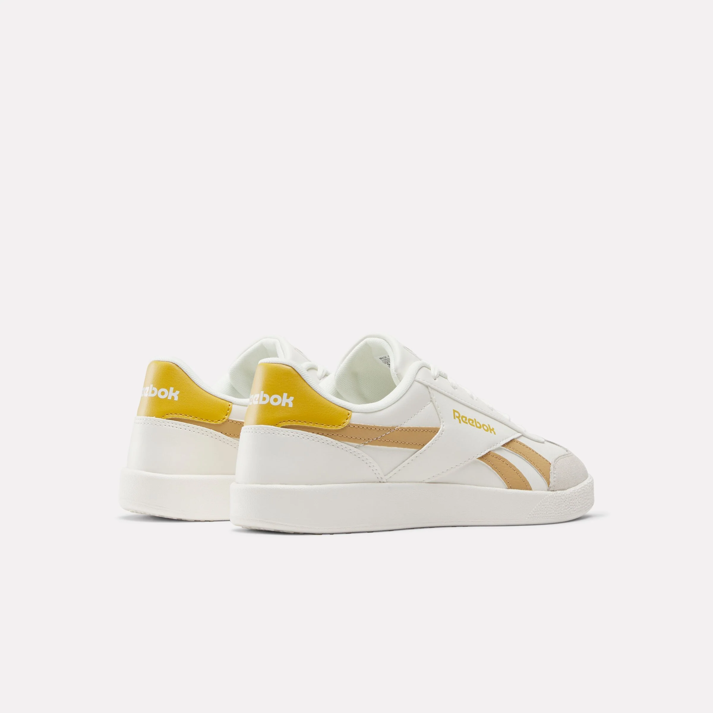REEBOK FOOTWEAR UNISEX Smash Edge Shoes CHALK/CAMEL/GRITGOLD - Image 3