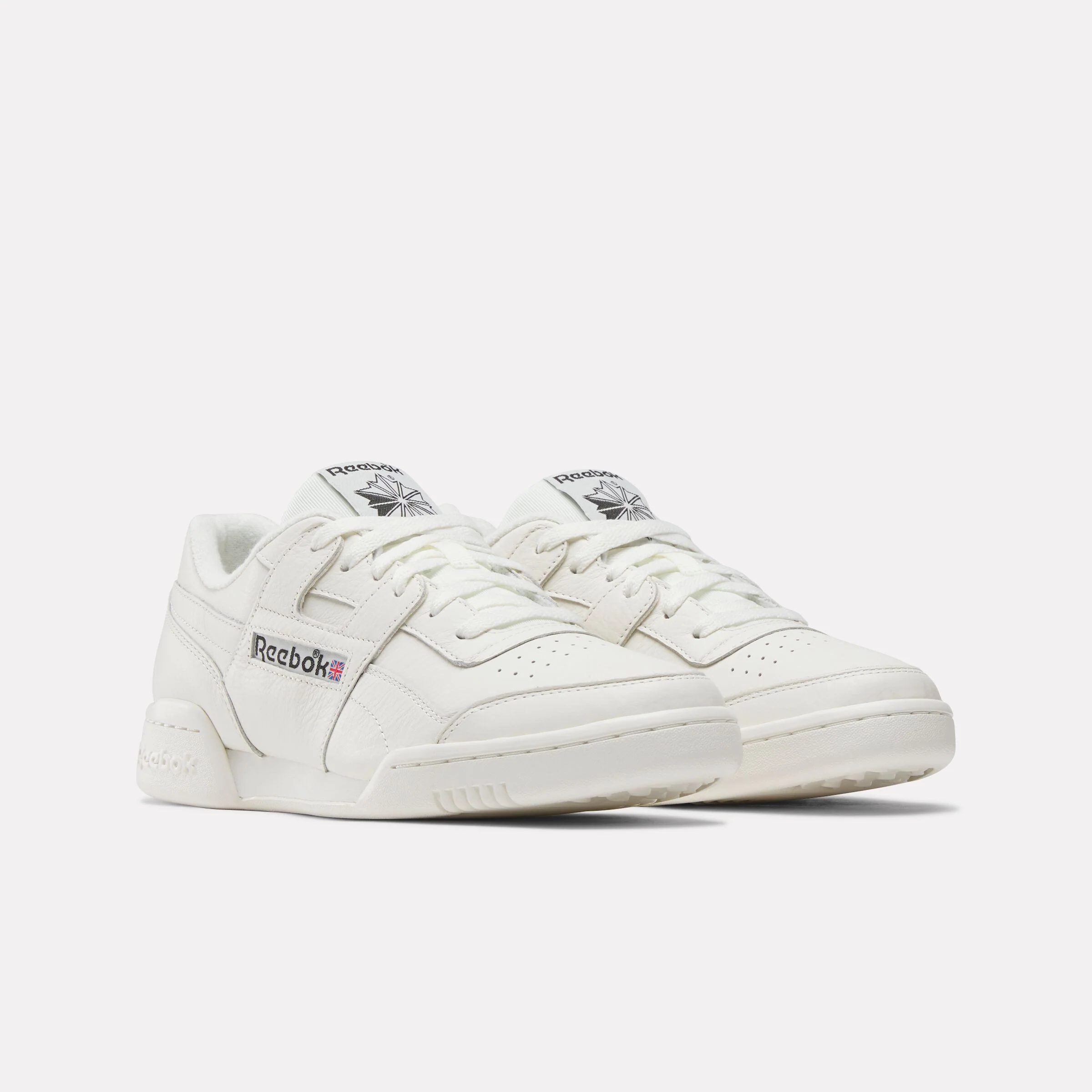 REEBOK FOOTWEAR UNISEX Workout Plus Shoes CHALK/CHALK/BLACK - Image 2