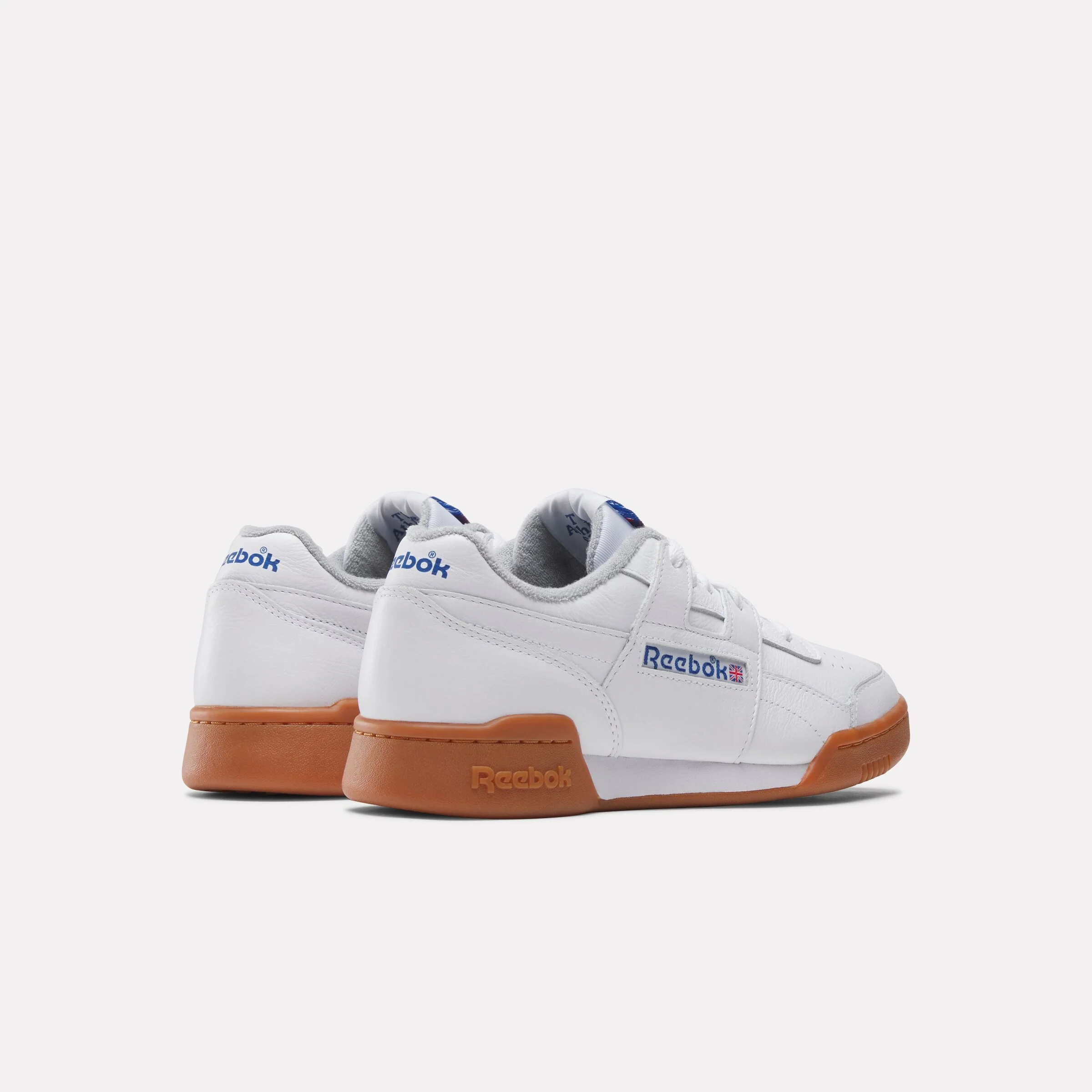 REEBOK FOOTWEAR UNISEX Workout Plus Shoes FTWRWHITE/VECTORBLUE/VECTORRED - Image 3
