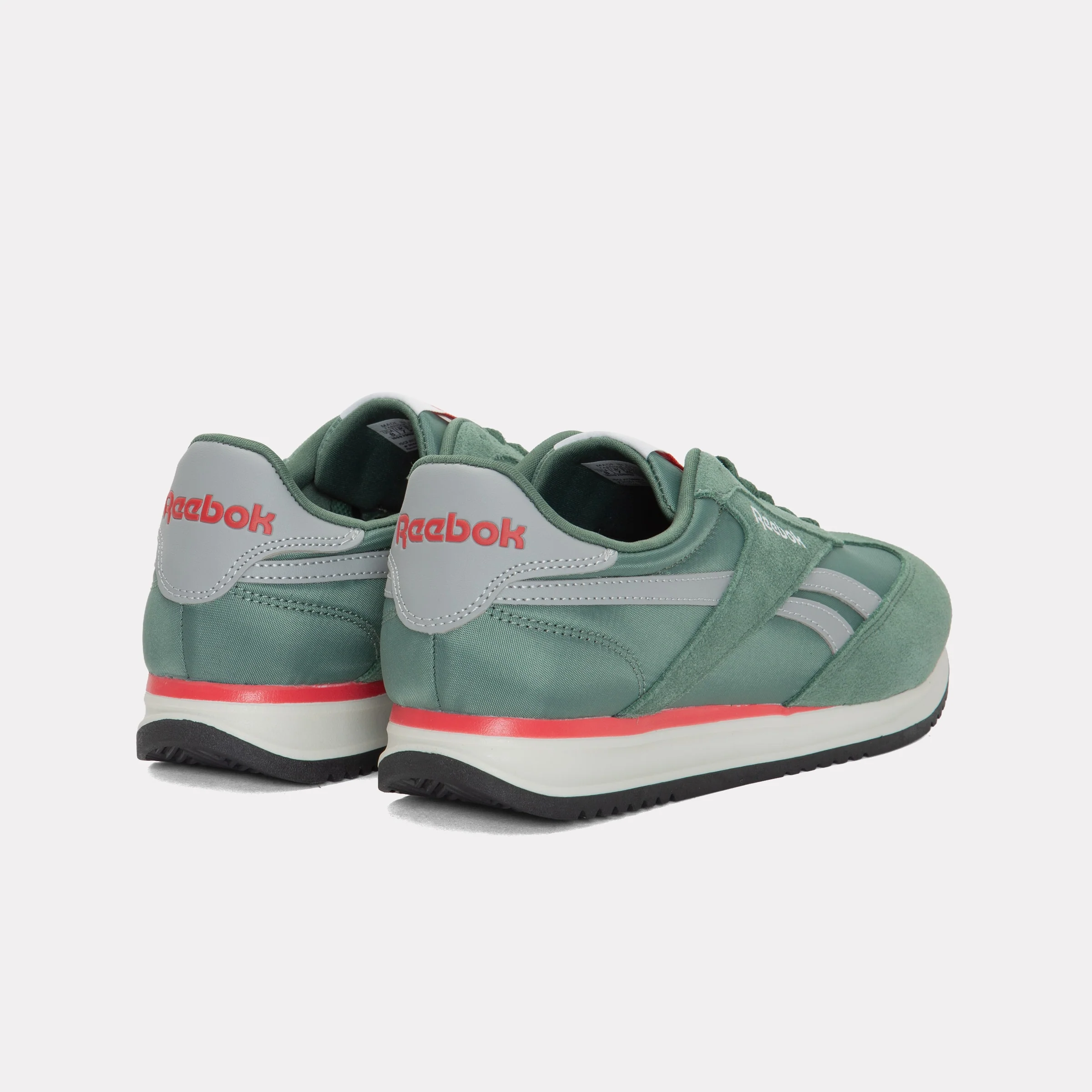 REEBOK FOOTWEAR UNISEX World 70 Shoes FIELD GREEN/GREY 2/SPORT RED/W - Image 3