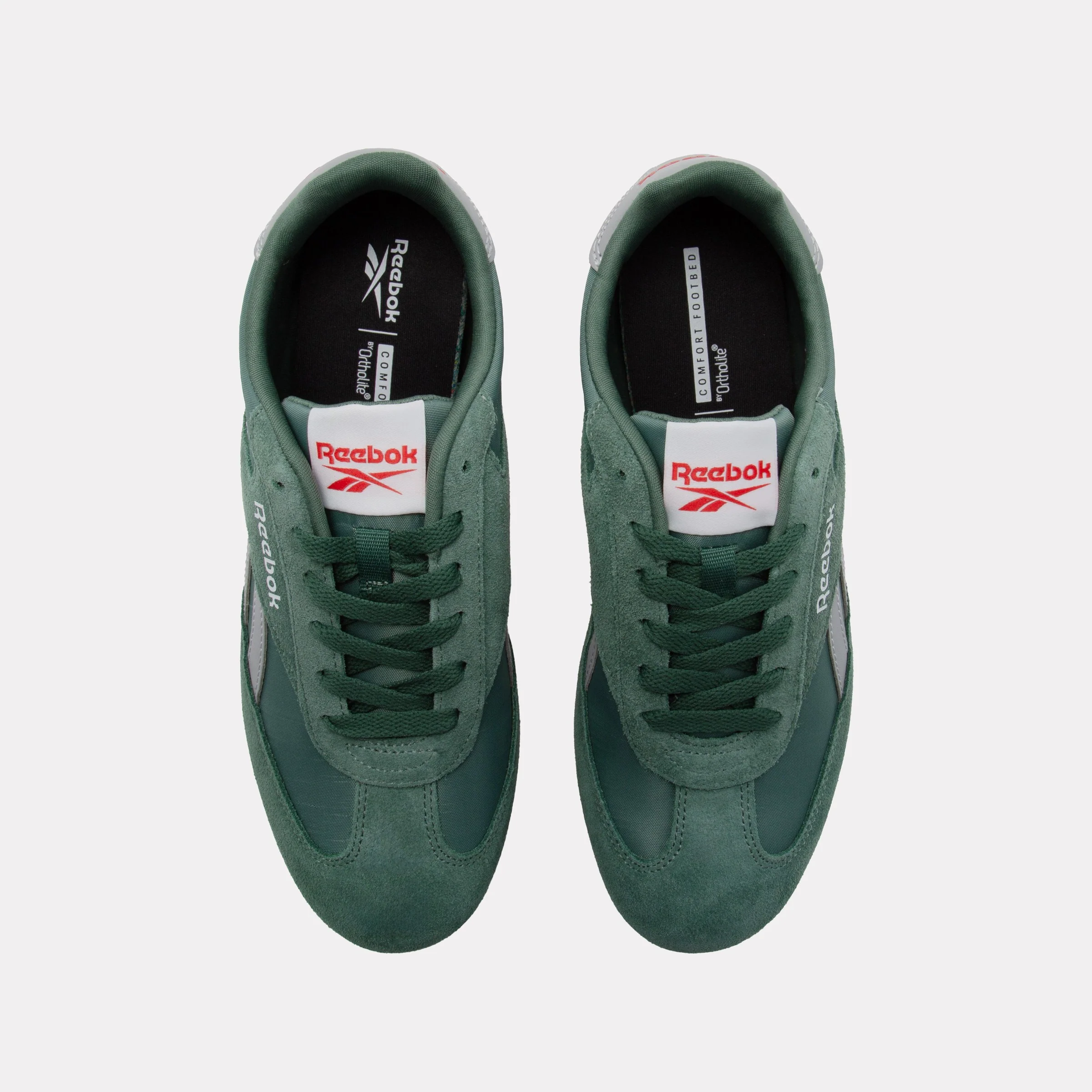 REEBOK FOOTWEAR UNISEX World 70 Shoes FIELD GREEN/GREY 2/SPORT RED/W - Image 5